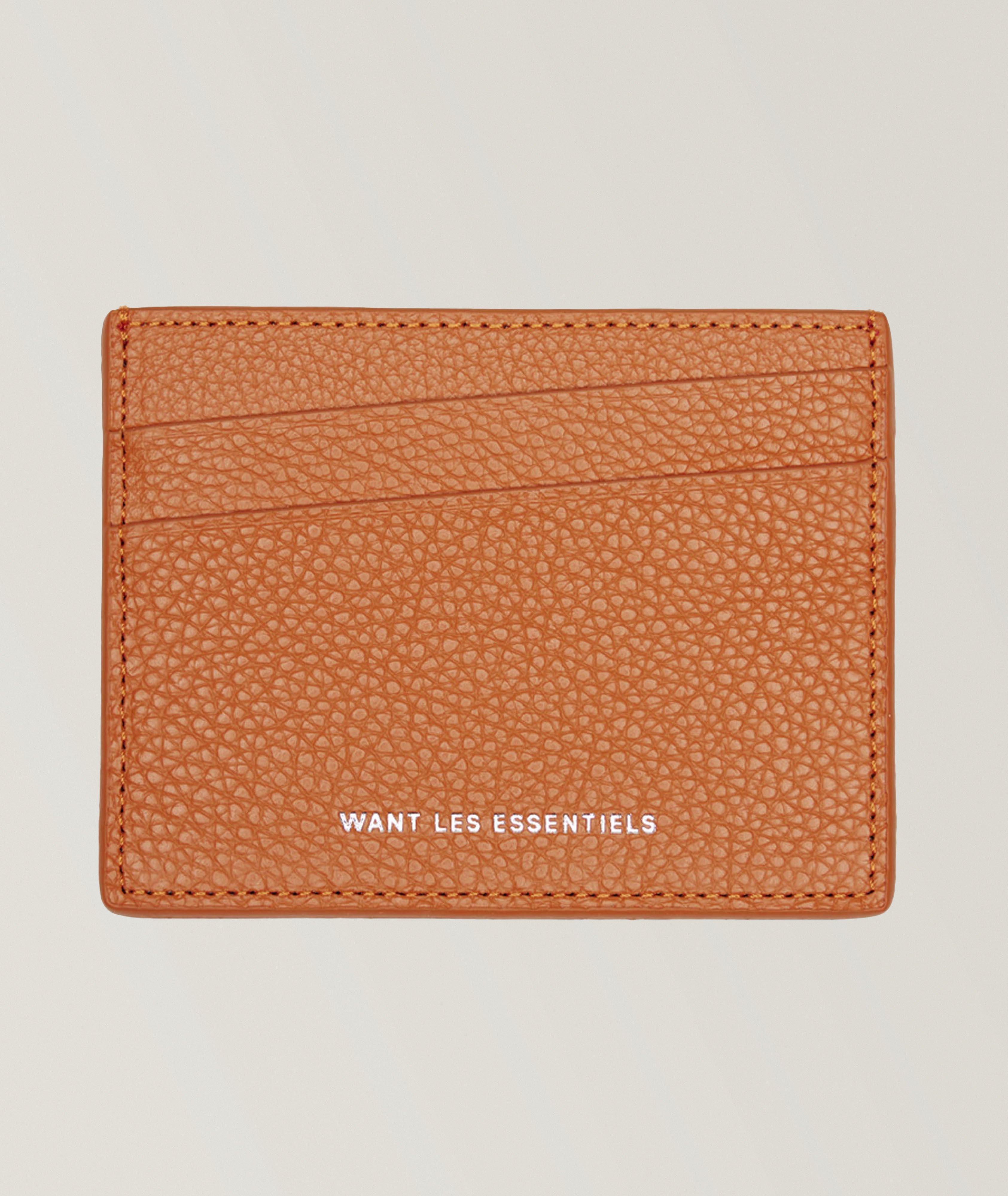 Porte-carte Branson en cuir grenu image 0