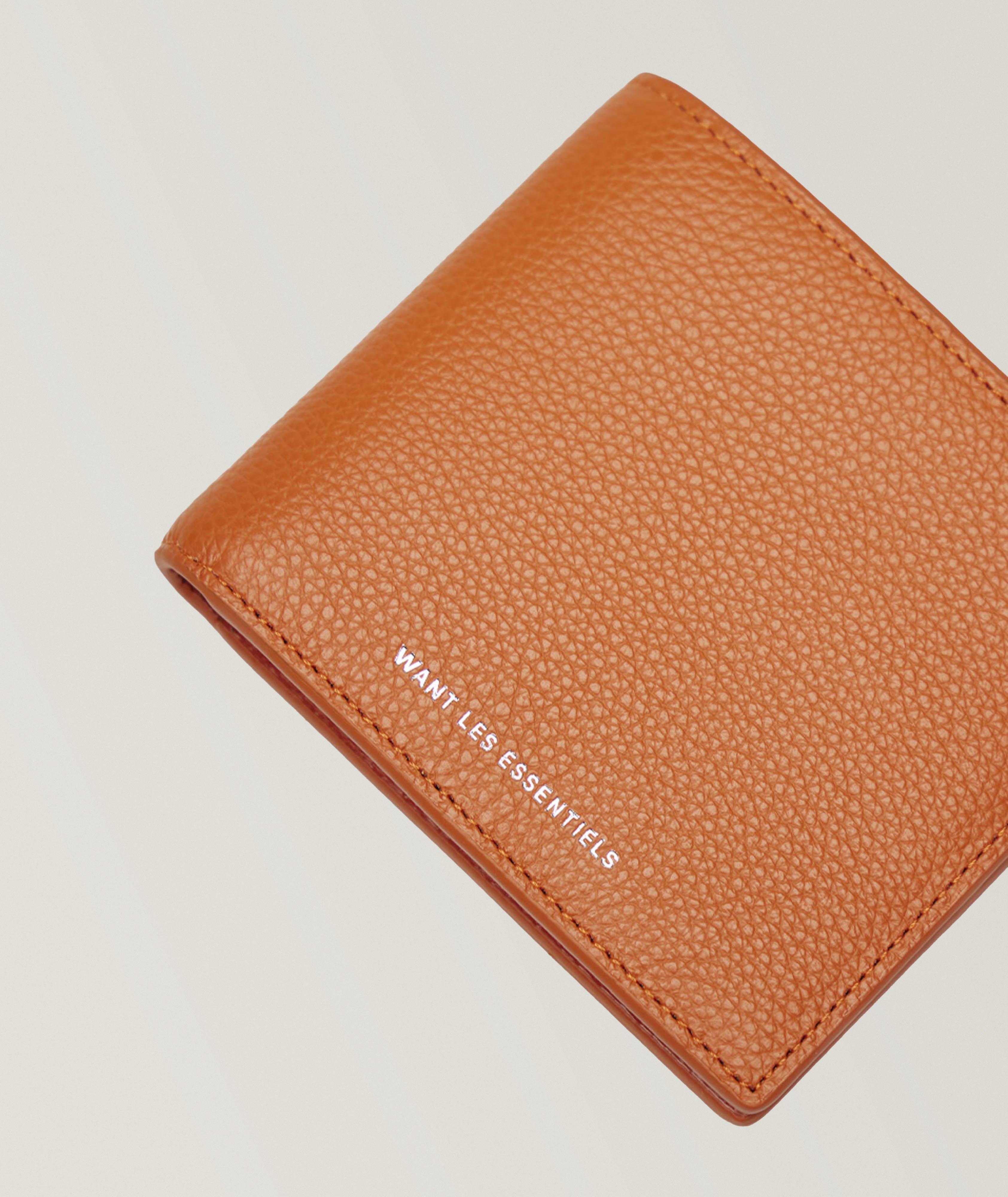 Benin Pebble-Grained Leather Bifold Wallet image 2
