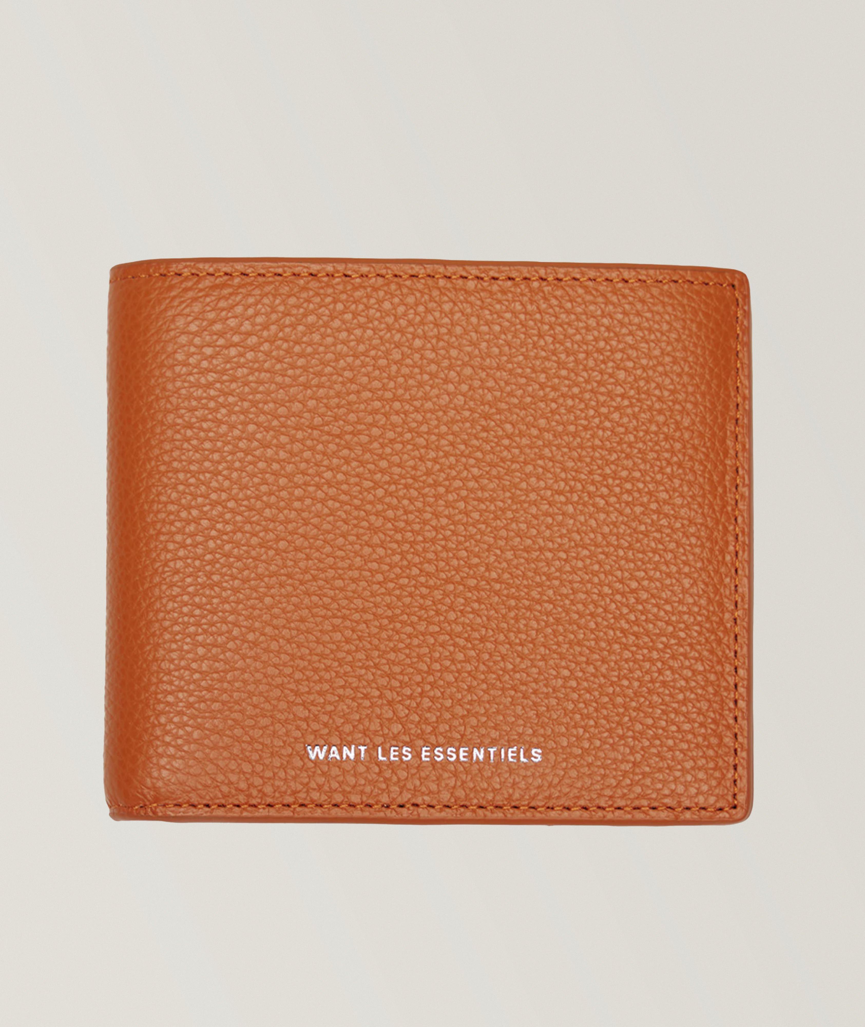 Benin Pebble-Grained Leather Bifold Wallet image 0