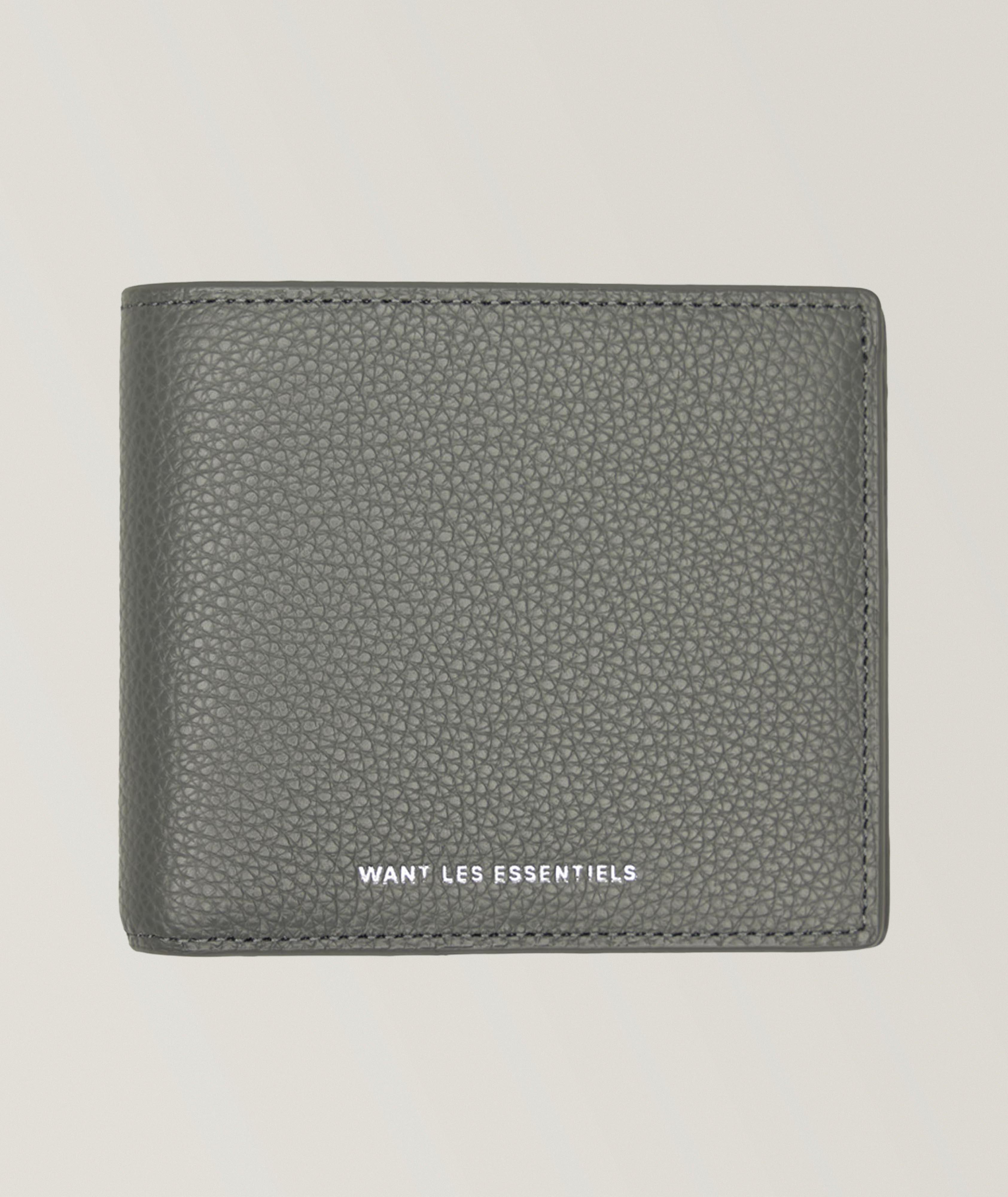 Benin Pebble-Grained Leather Bifold Wallet image 0