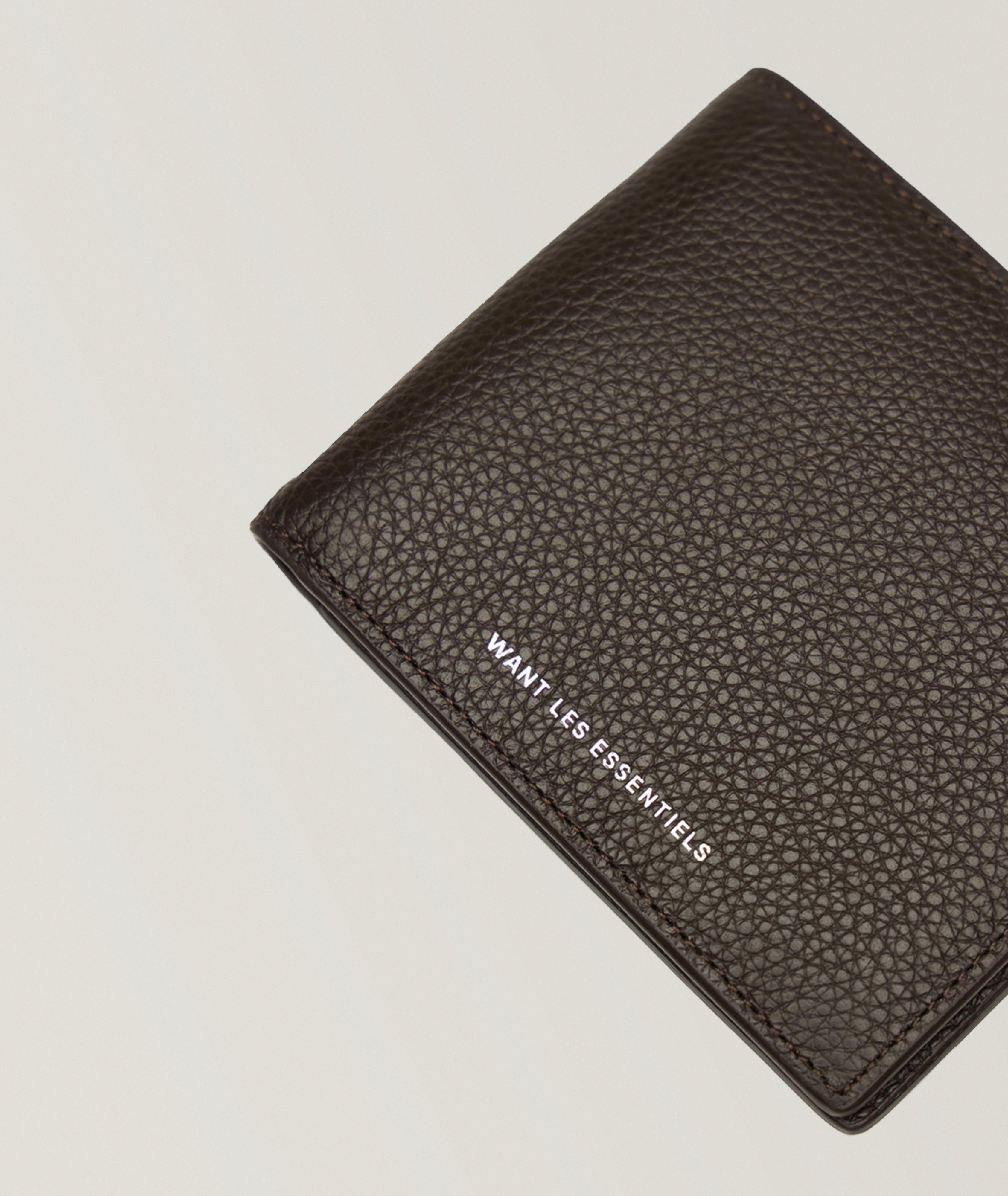 Benin Pebble-Grained Leather Bifold Wallet image 2