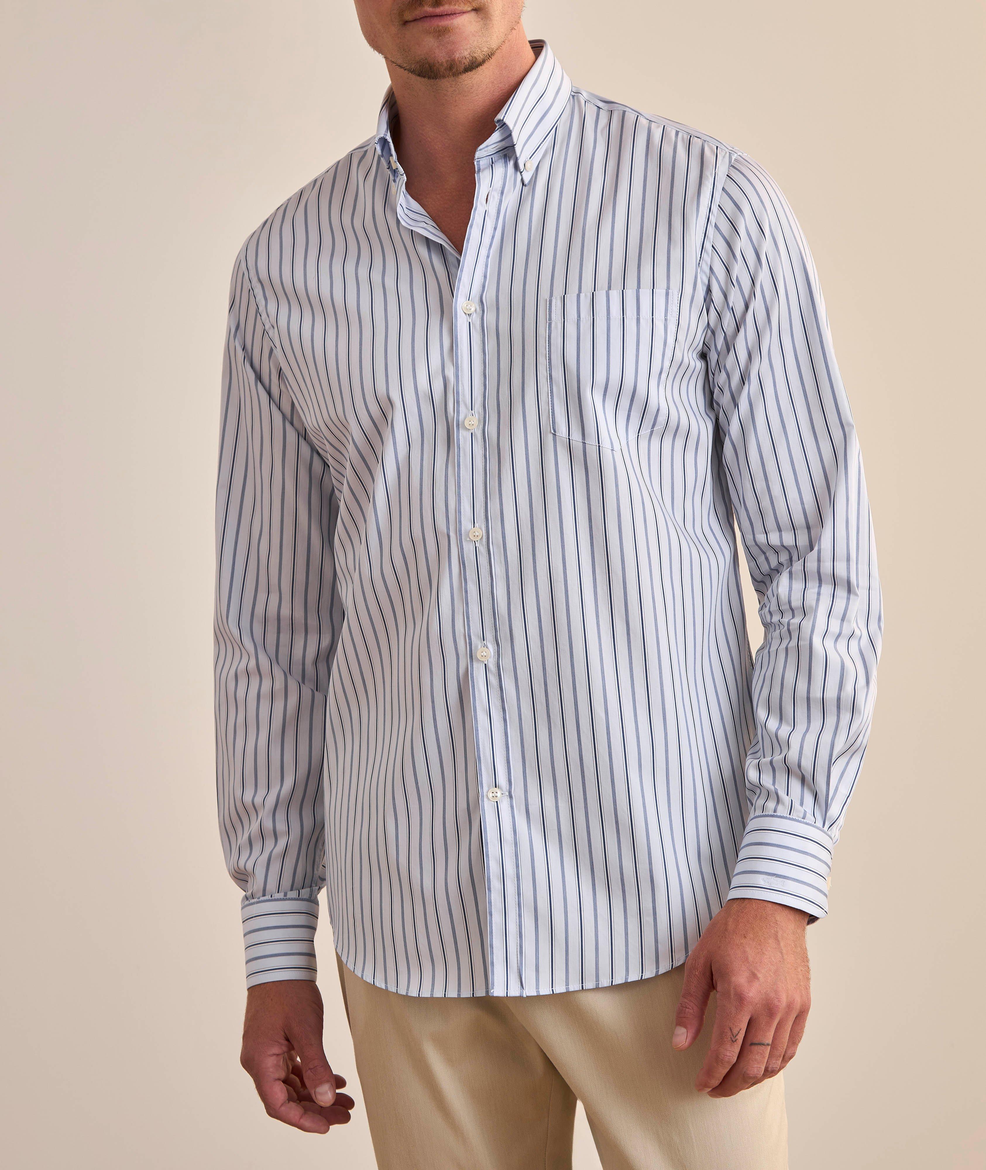 Striped Supima Cotton Shirt image 1
