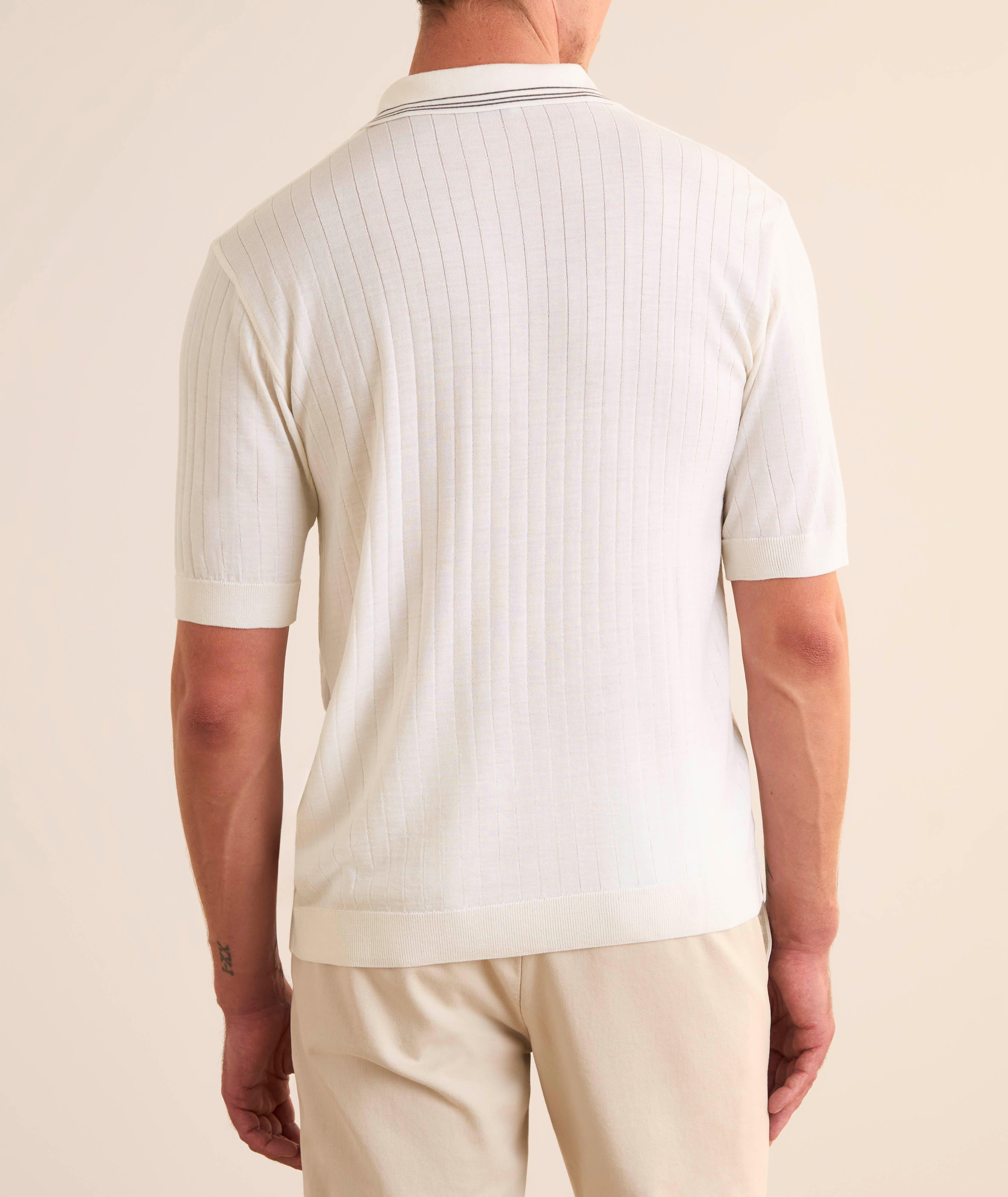 Polo en tricot de laine et de cachemire image 2