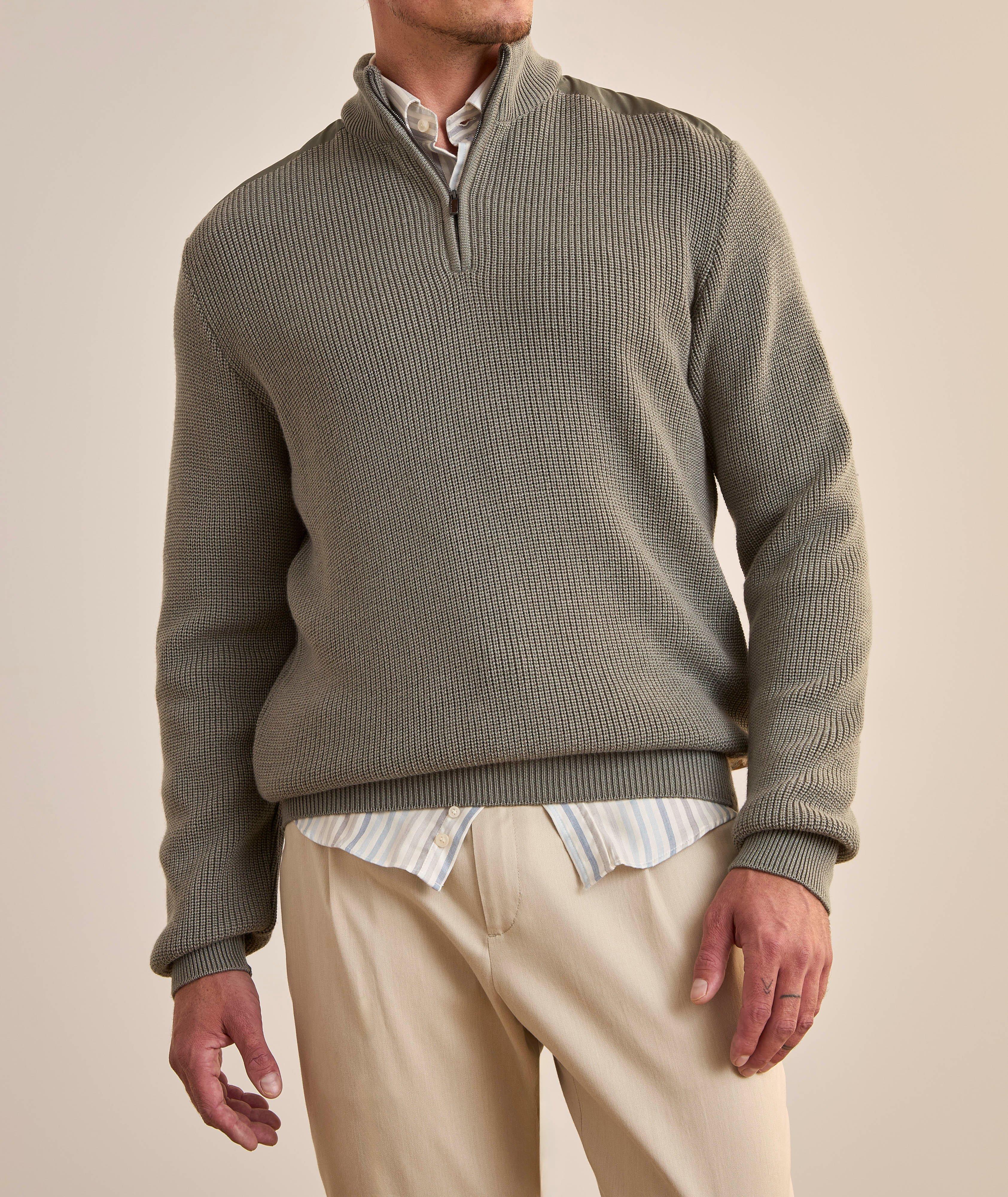 Typhoon Virgin Wool Quarter-Zip Sweater image 1