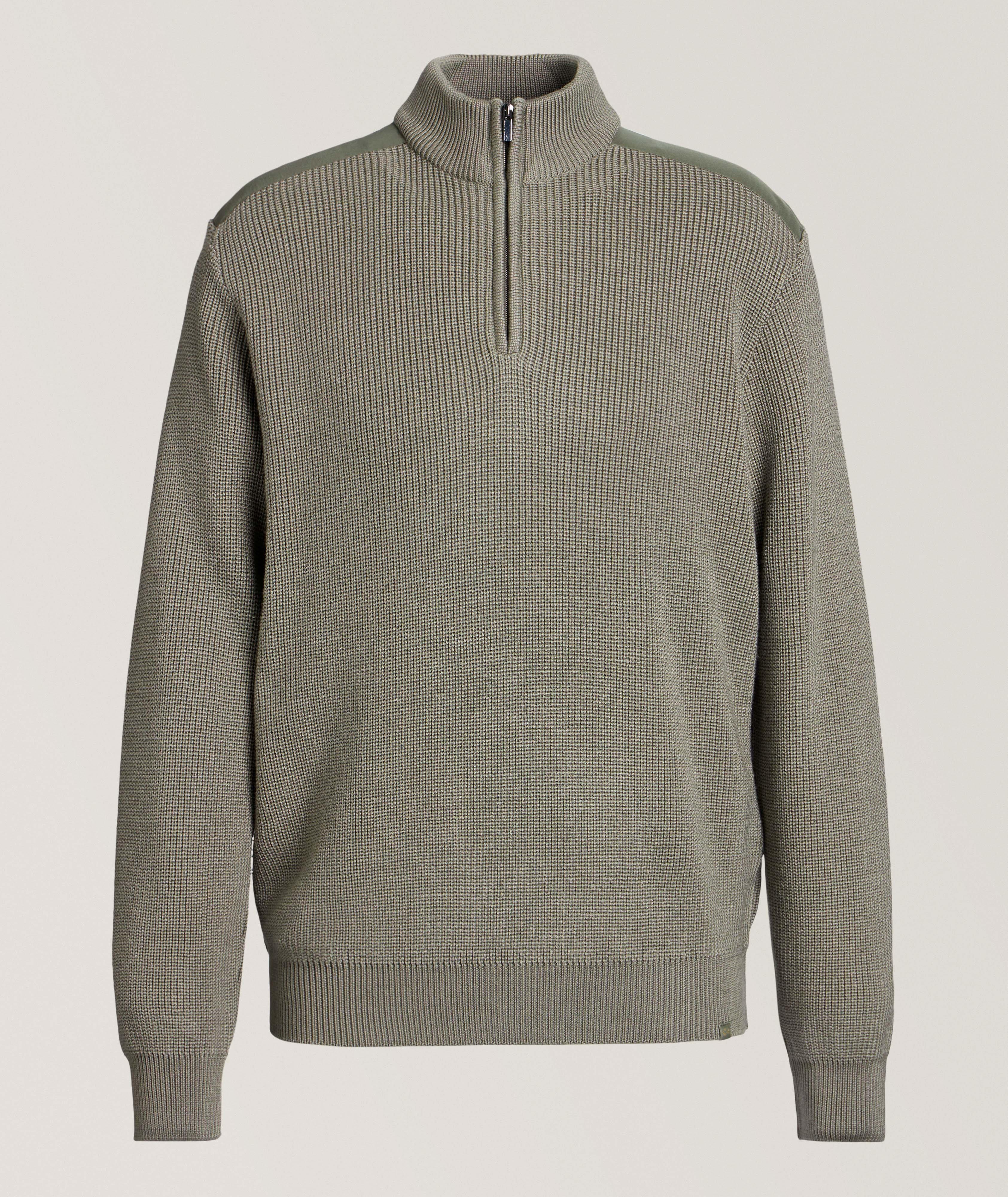 Typhoon Virgin Wool Quarter-Zip Sweater image 0