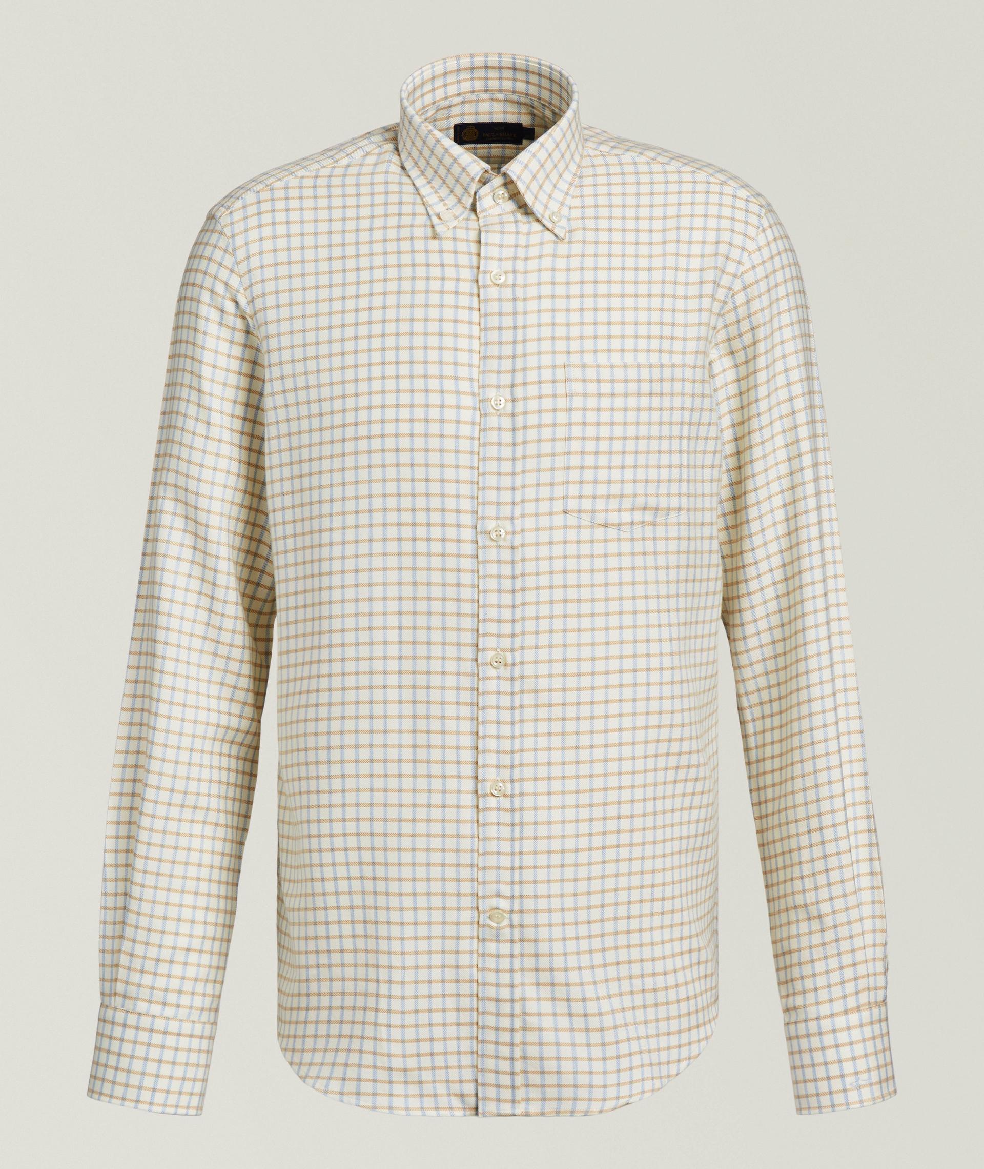 Check Cotton, Silk & Cashmere Shirt image 0