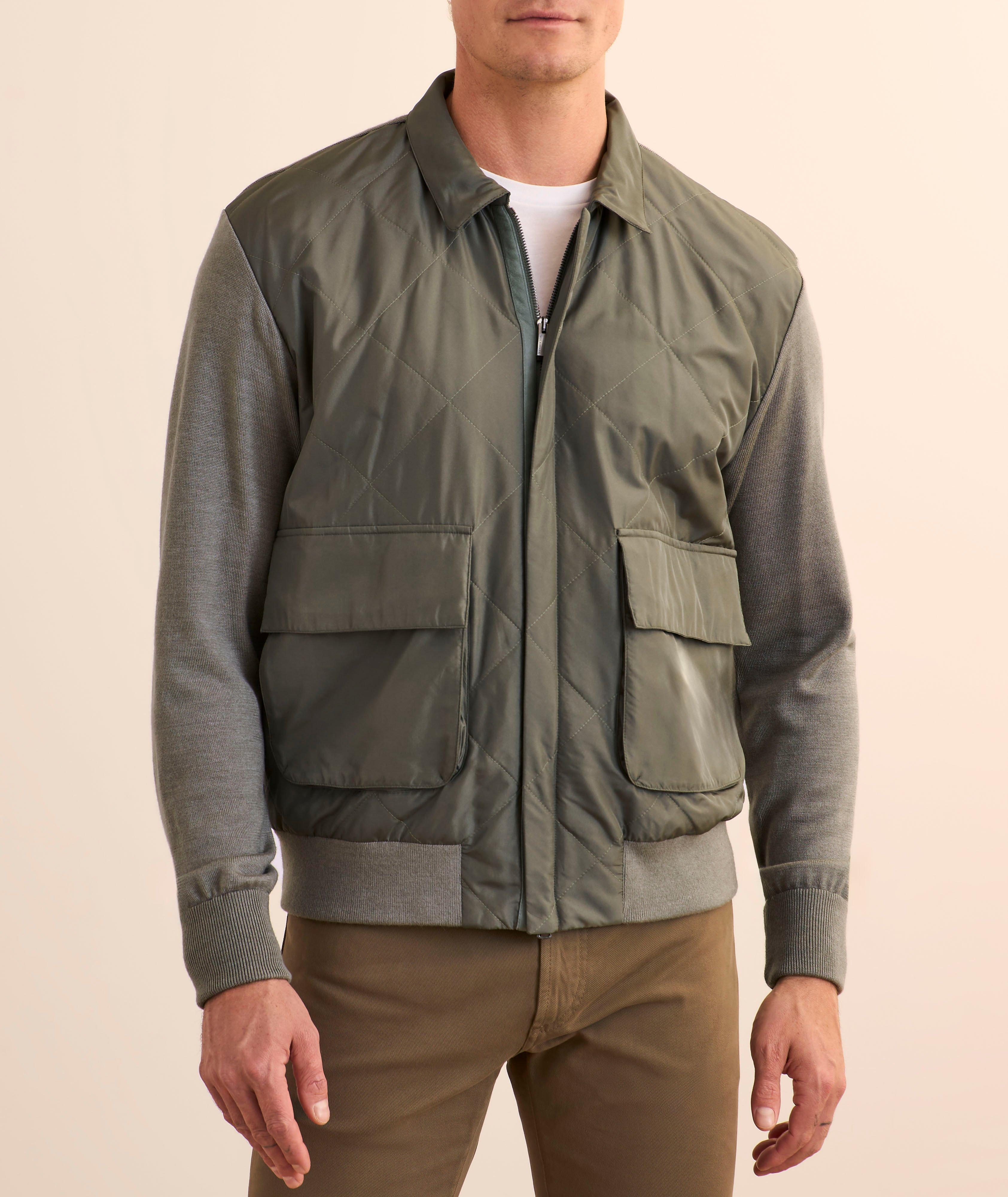 Veste hybride matelassée en Soie Typhoon image 1