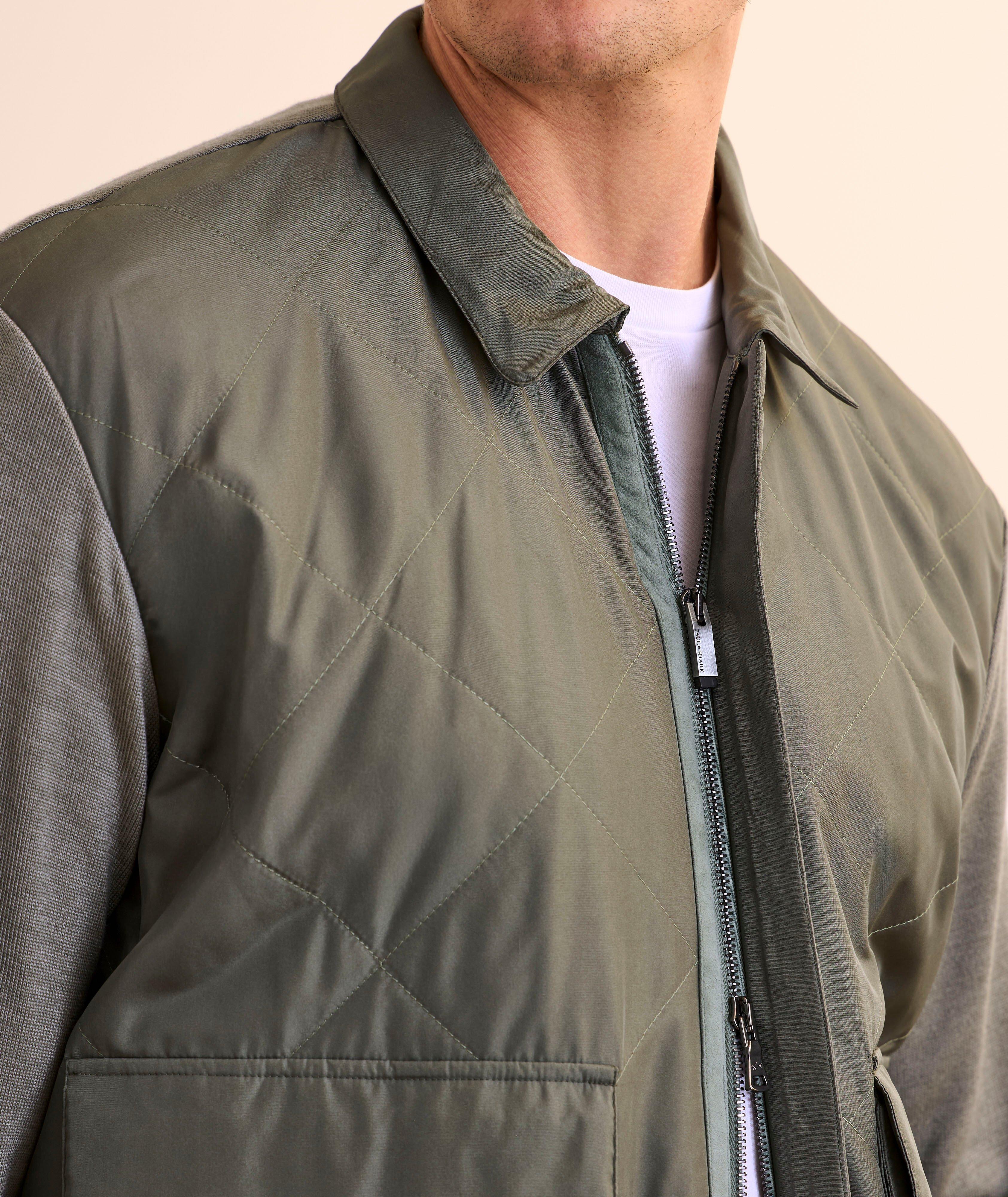 Veste hybride matelassée en Soie Typhoon image 2