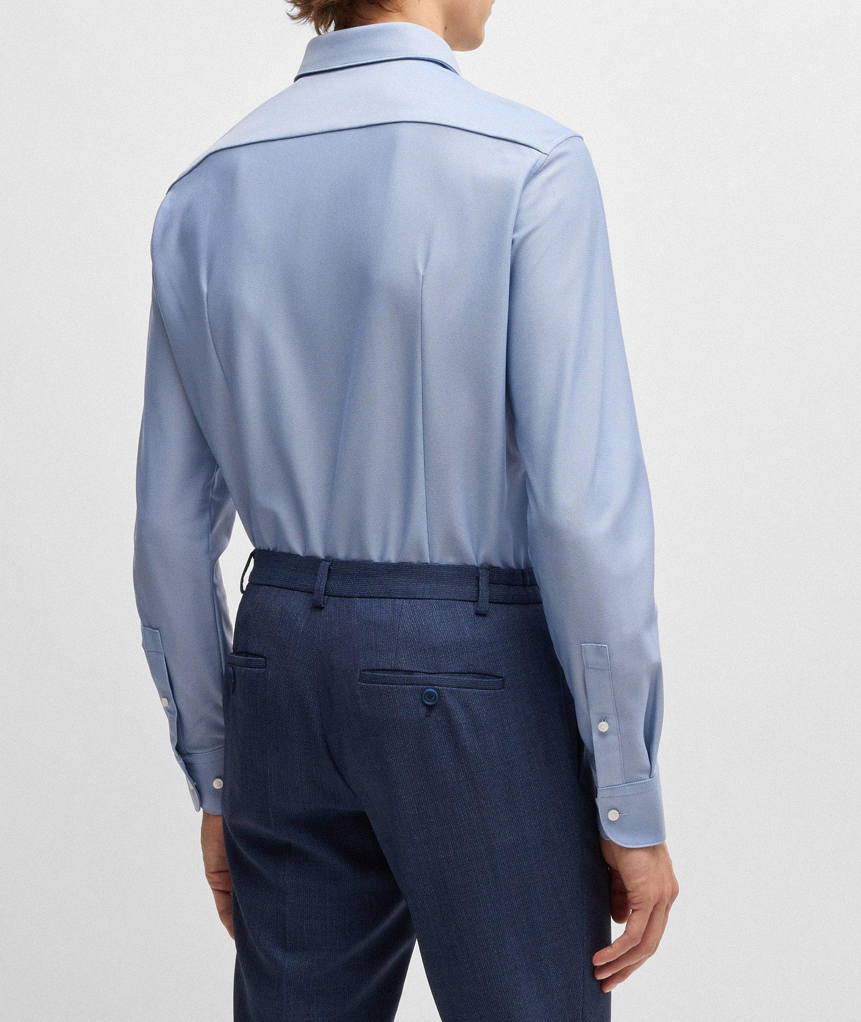 Hank Slim-Fit Structured Jersey Shirt image 2