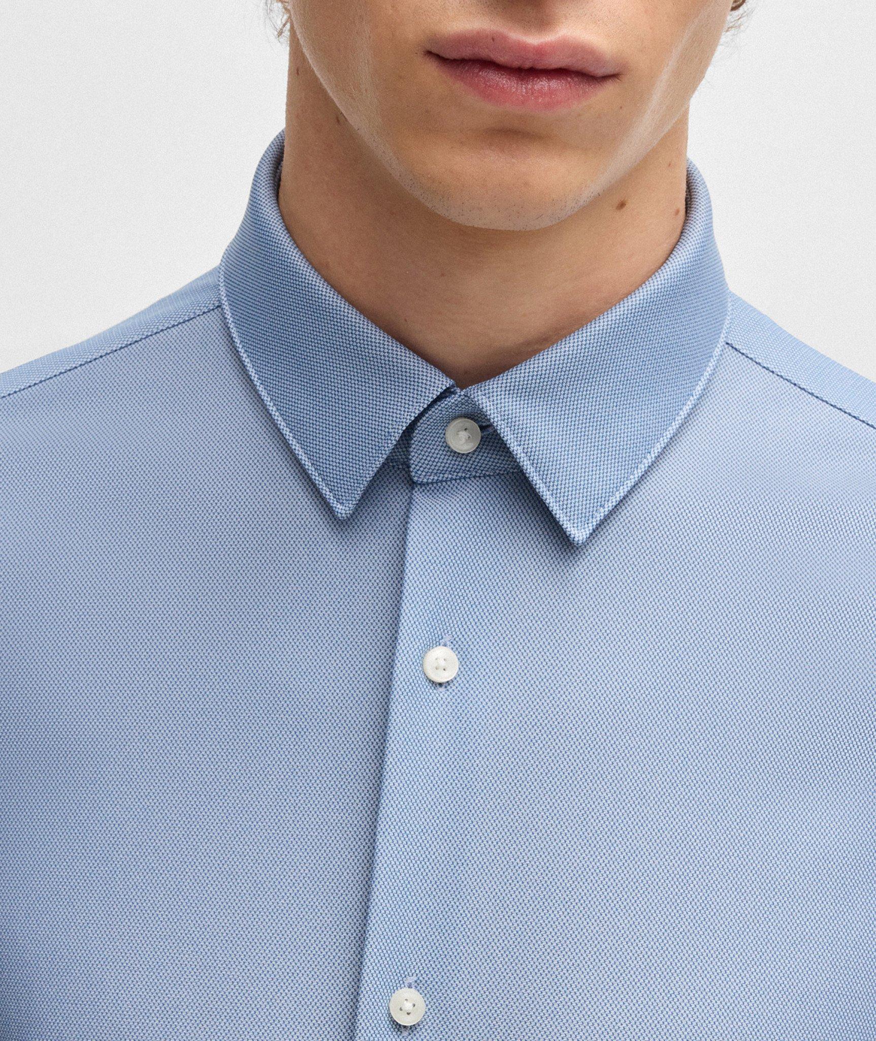 Hank Slim-Fit Structured Jersey Shirt image 3