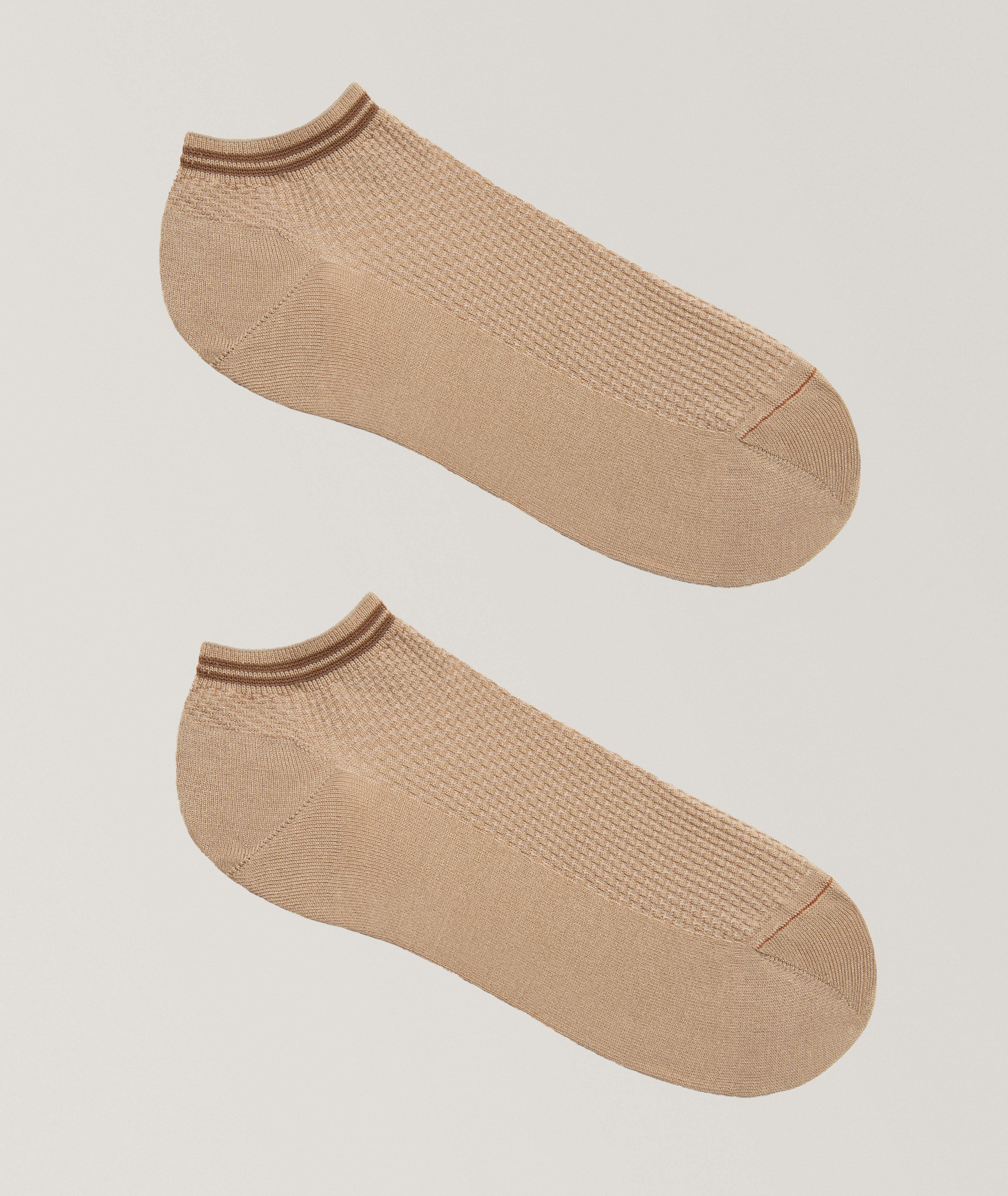 Chaussettes courtes en mélange de coton image 1