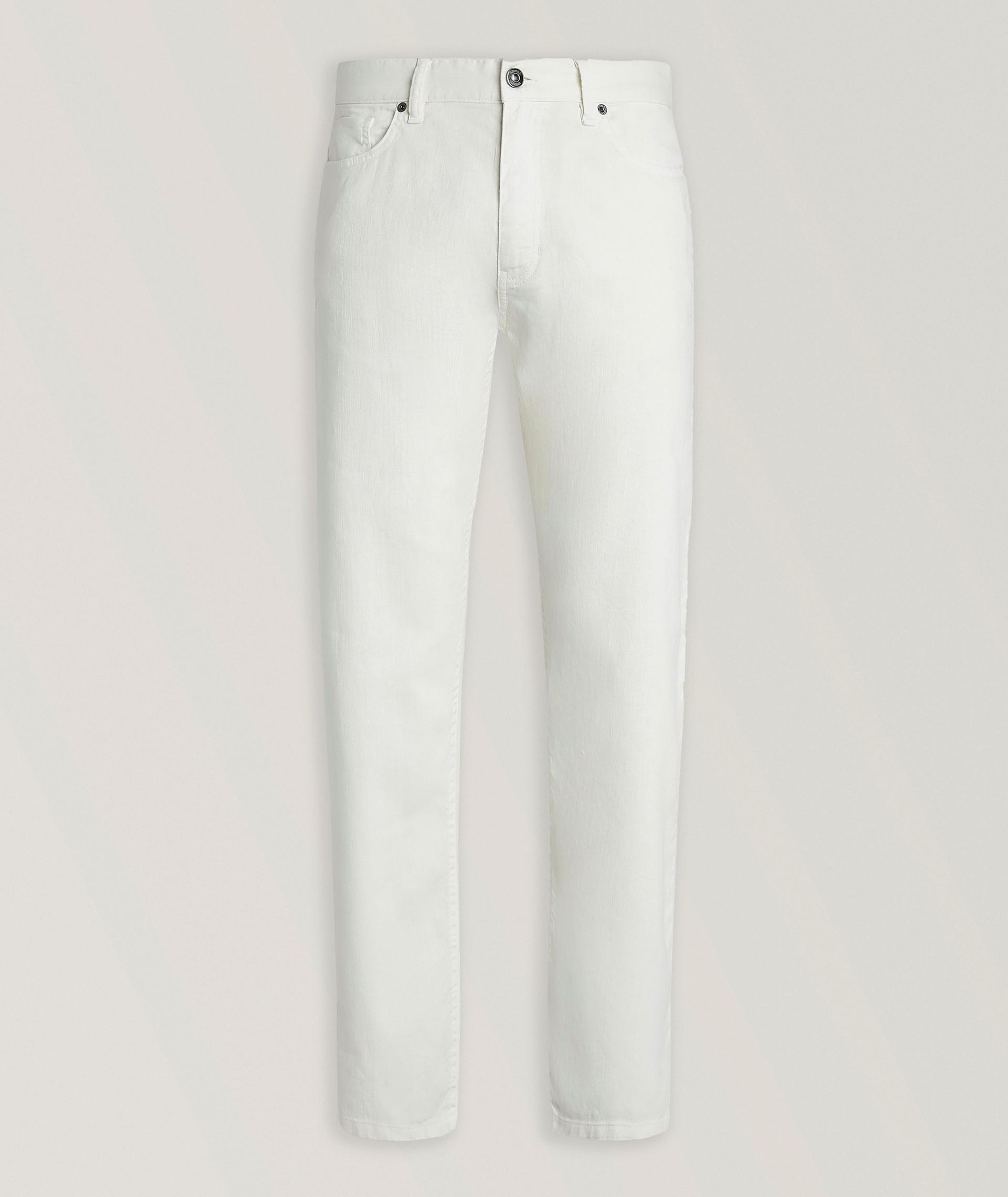 Slim-Fit Linen-Cotton Roccia Jeans image 0