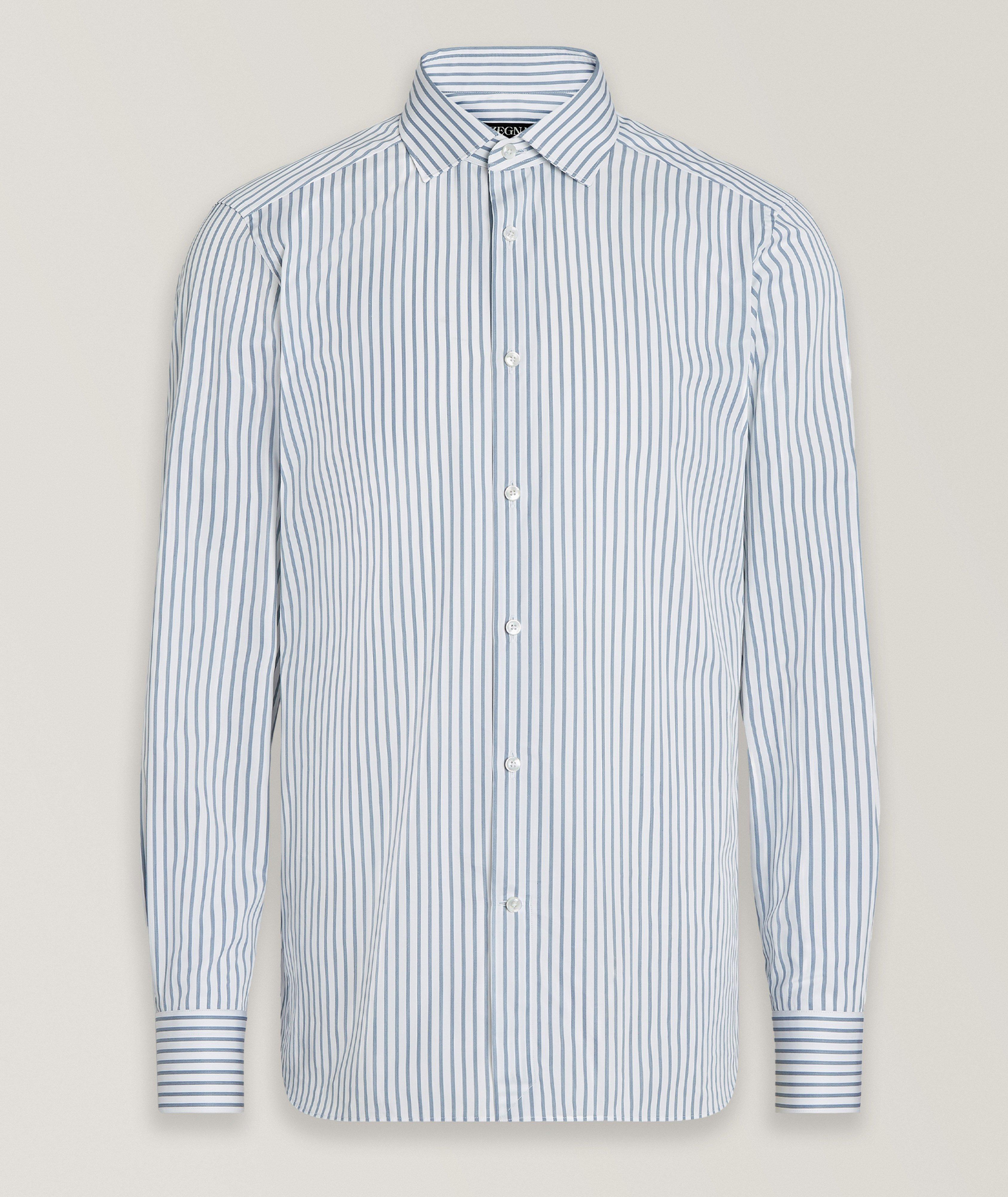 Trecapi Macro-Striped Cotton Shirt image 0