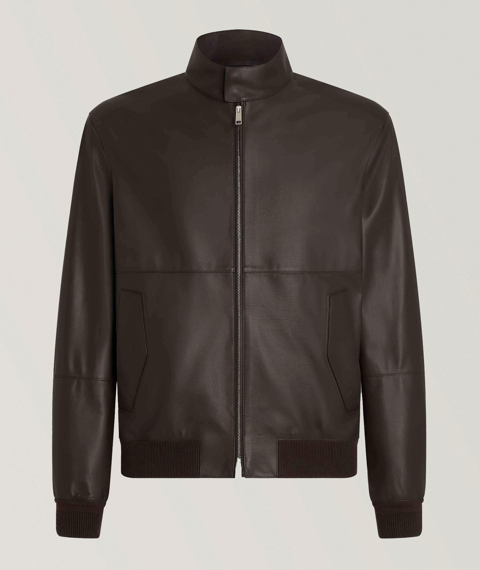 Blouson en cuir nappa image 0