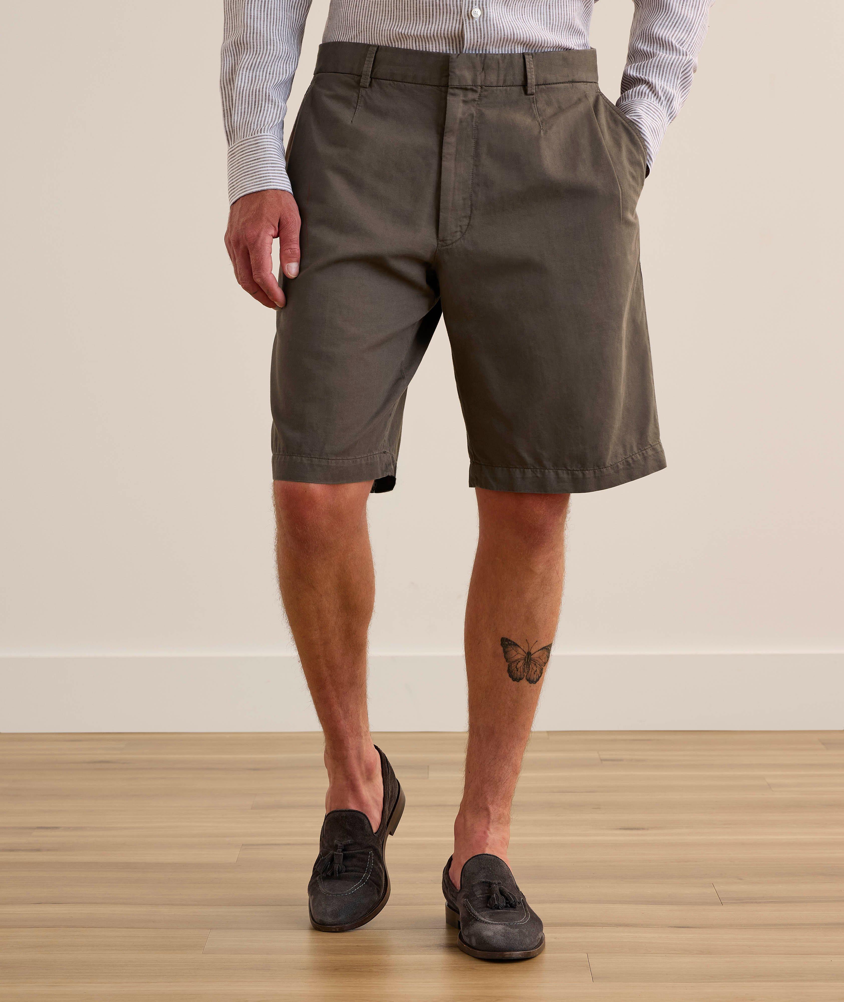 Short en coton et en lin image 1