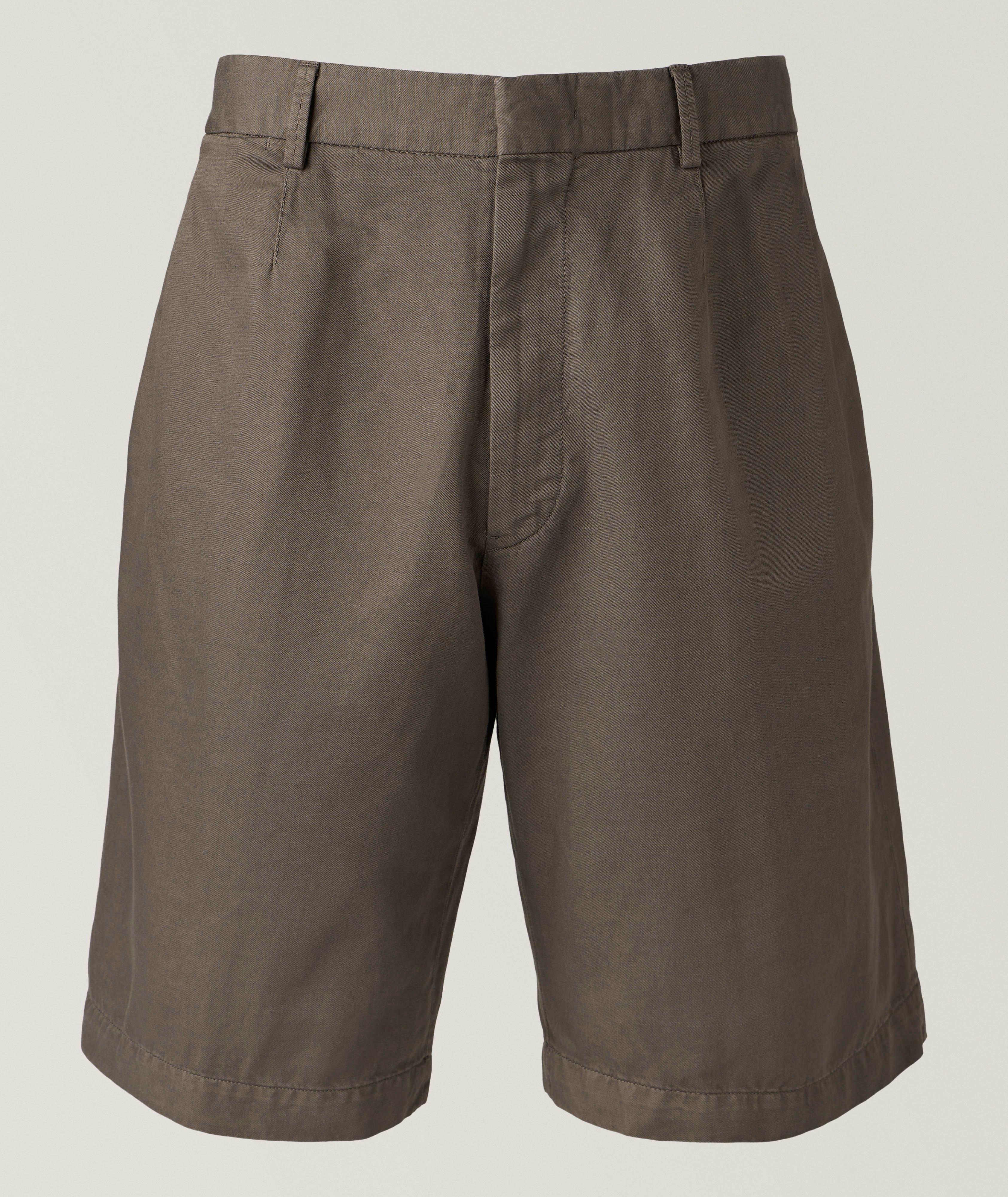 Short en coton et en lin image 0