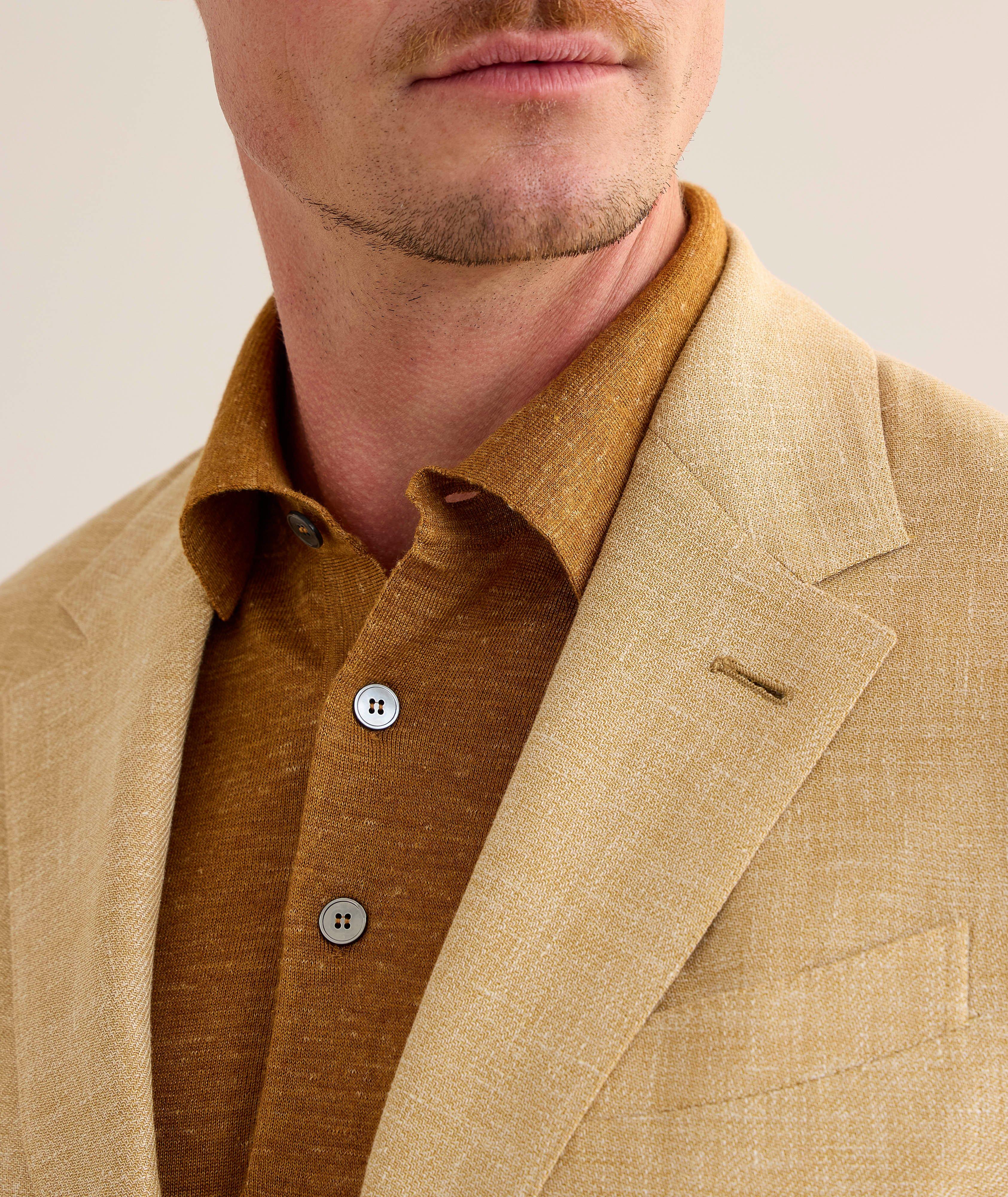 Linen-Wool-Silk Blend Sport Jacket  image 3