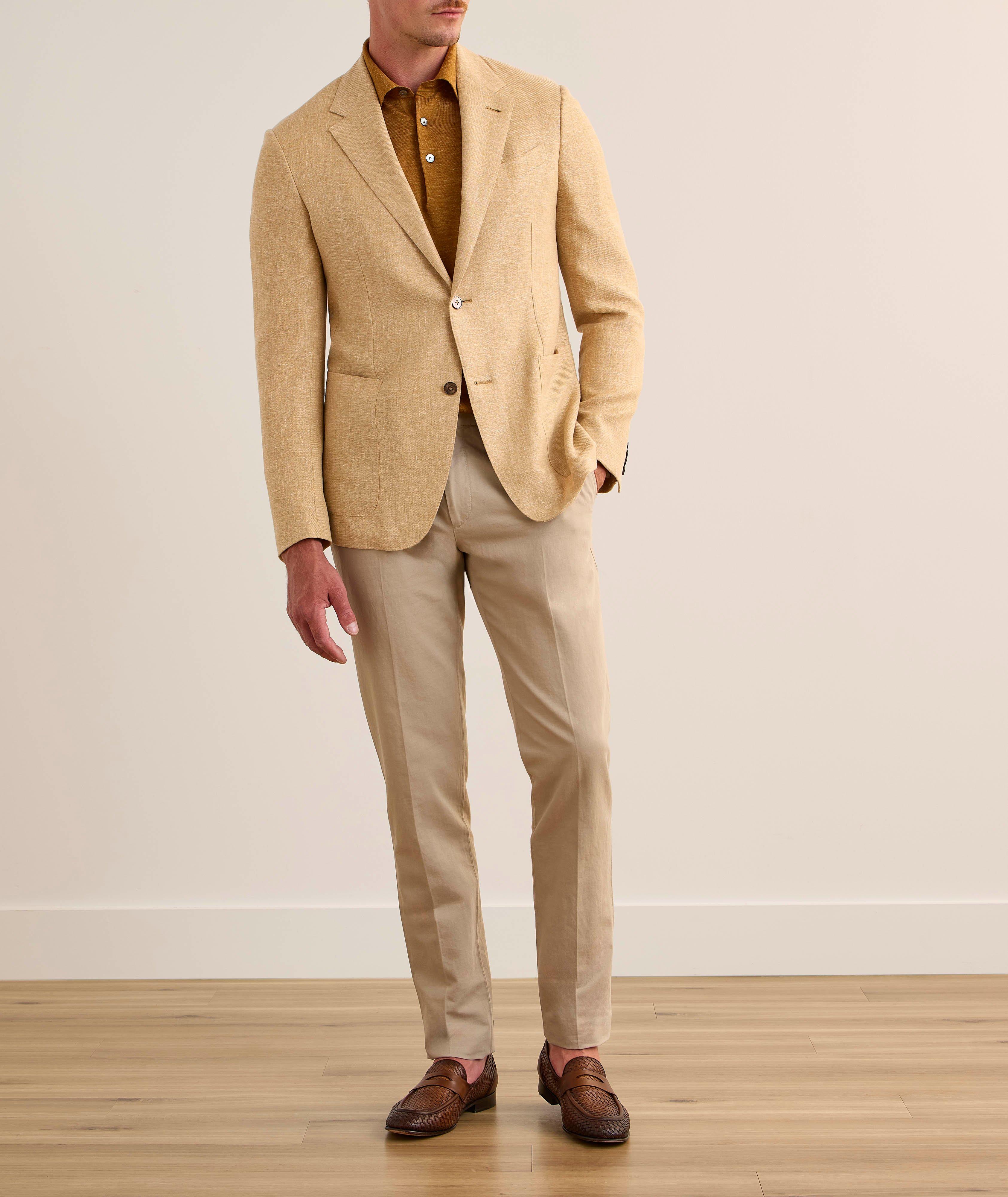 Linen-Wool-Silk Blend Sport Jacket  image 4