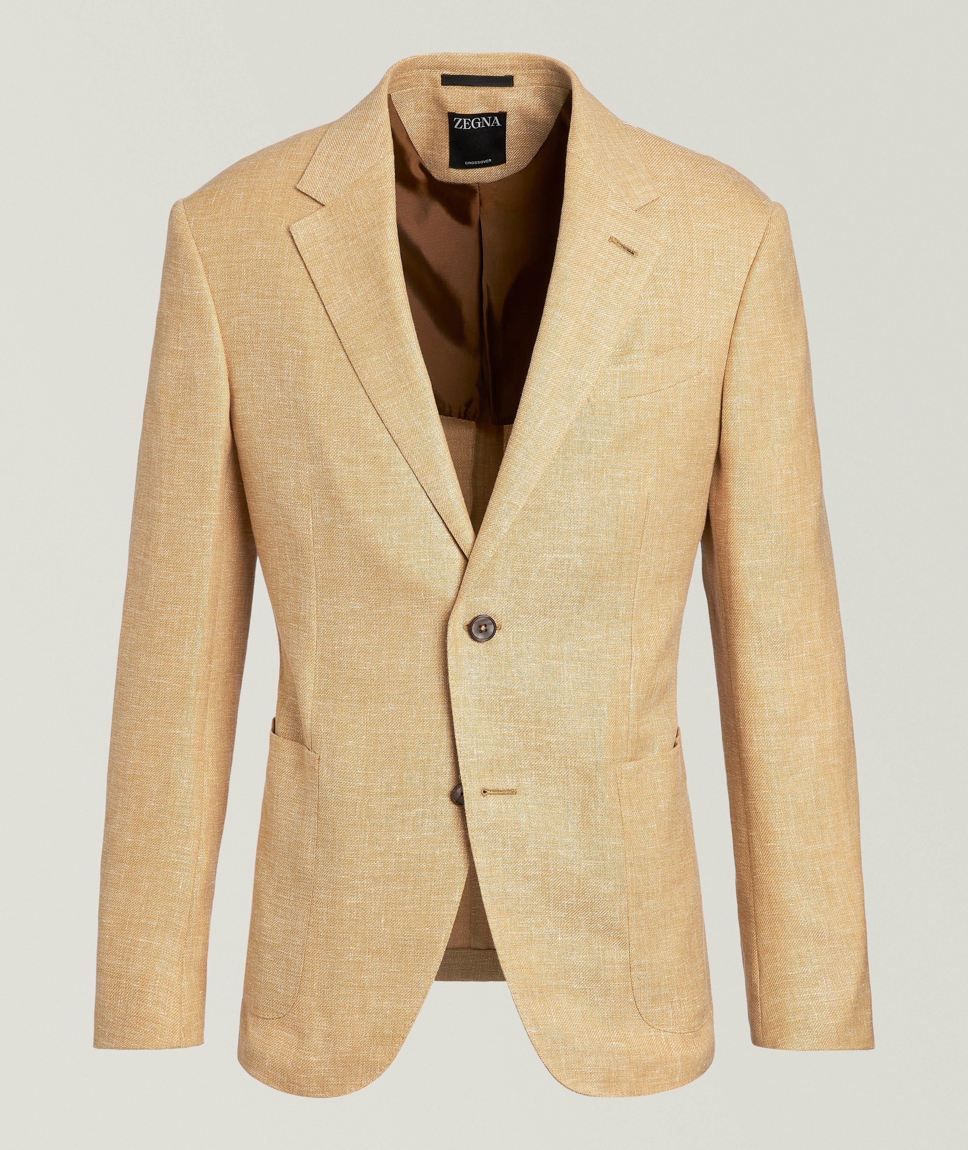 Linen-Wool-Silk Blend Sport Jacket  image 0