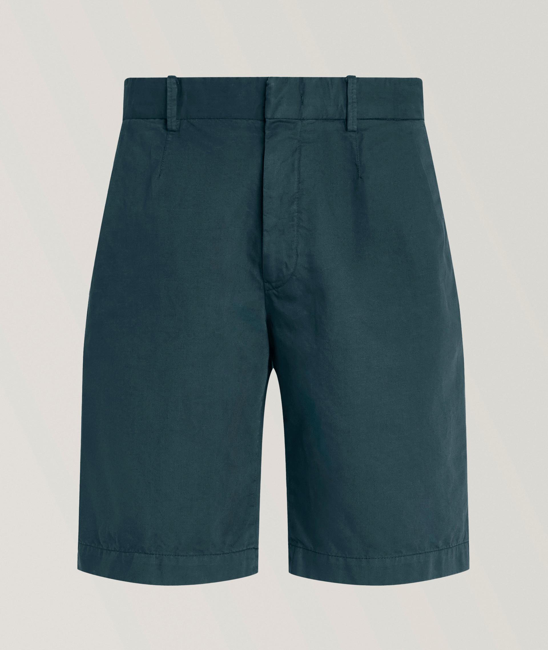 Short en coton et en lin image 0