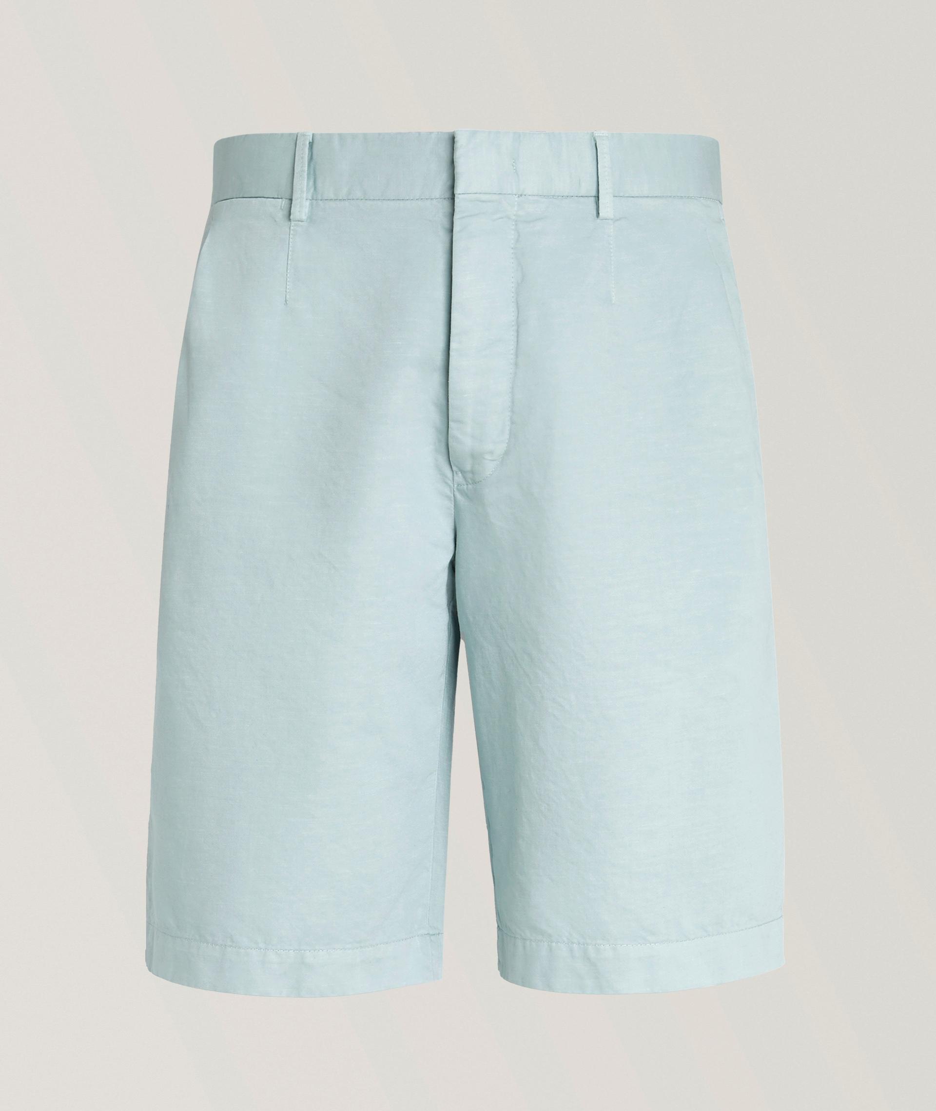 Short en coton et en lin image 0