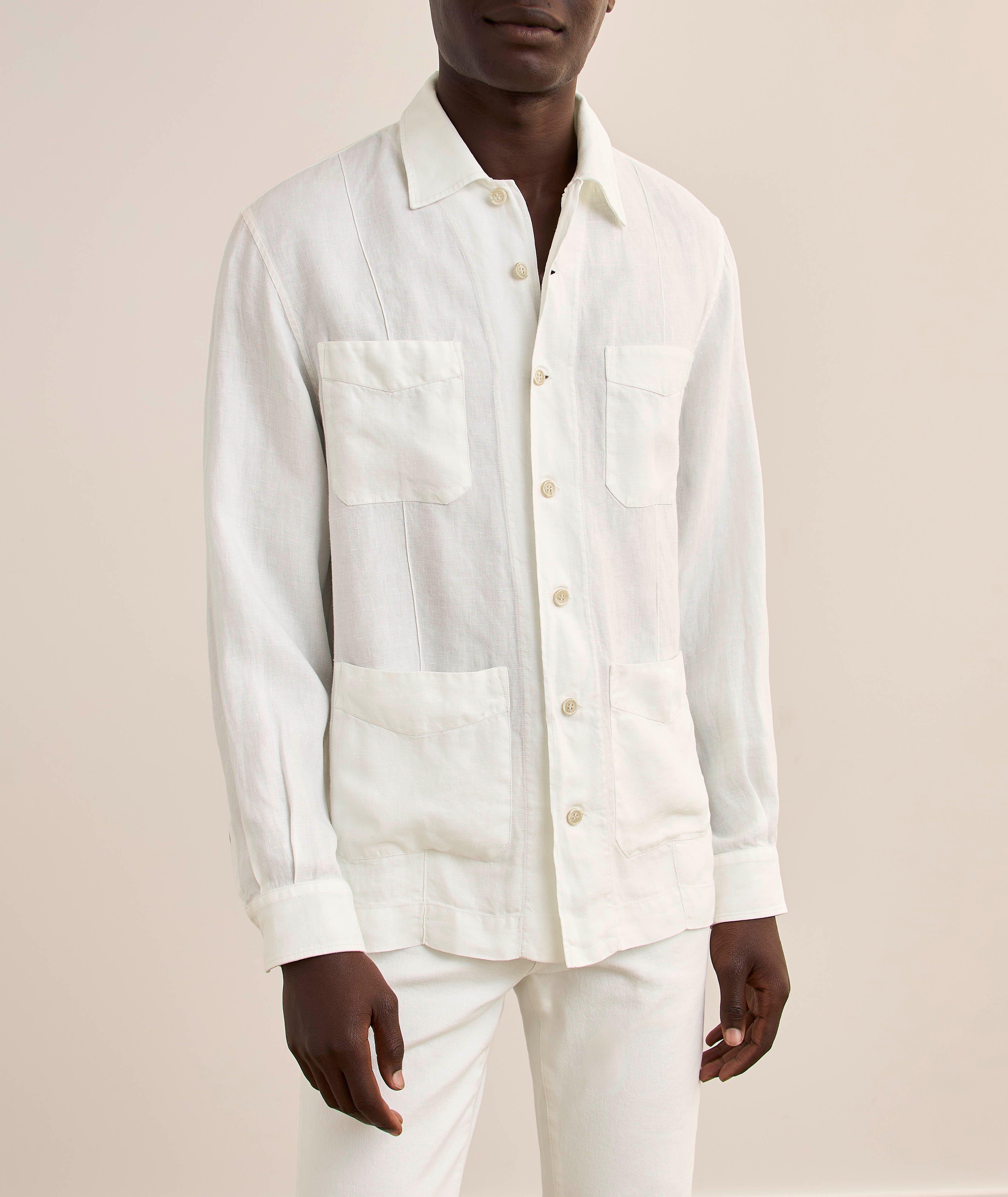 Easy-Fit Linen Sport Jacket image 1