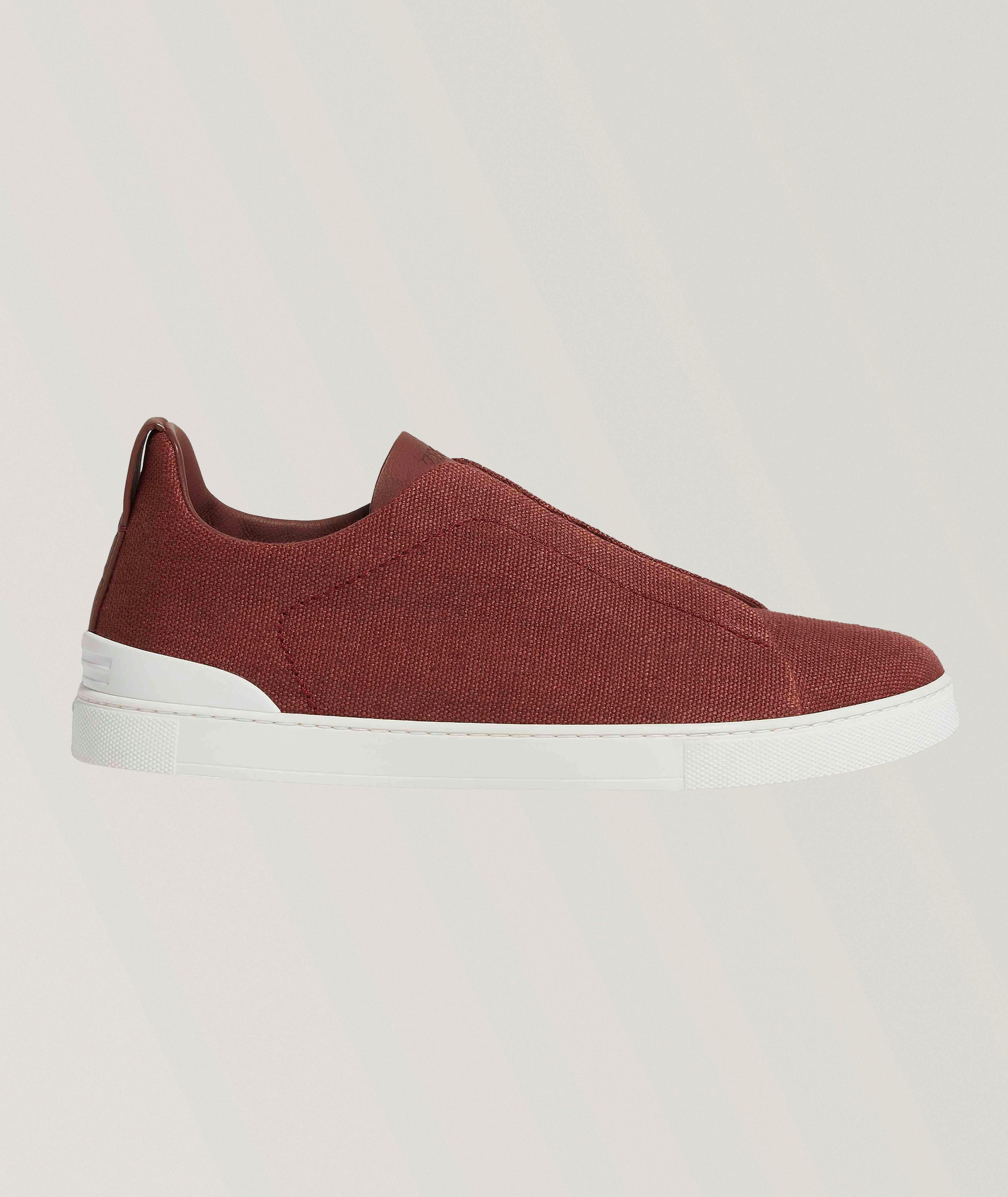 Oasi Triple Stitch Linen Sneakers image 1