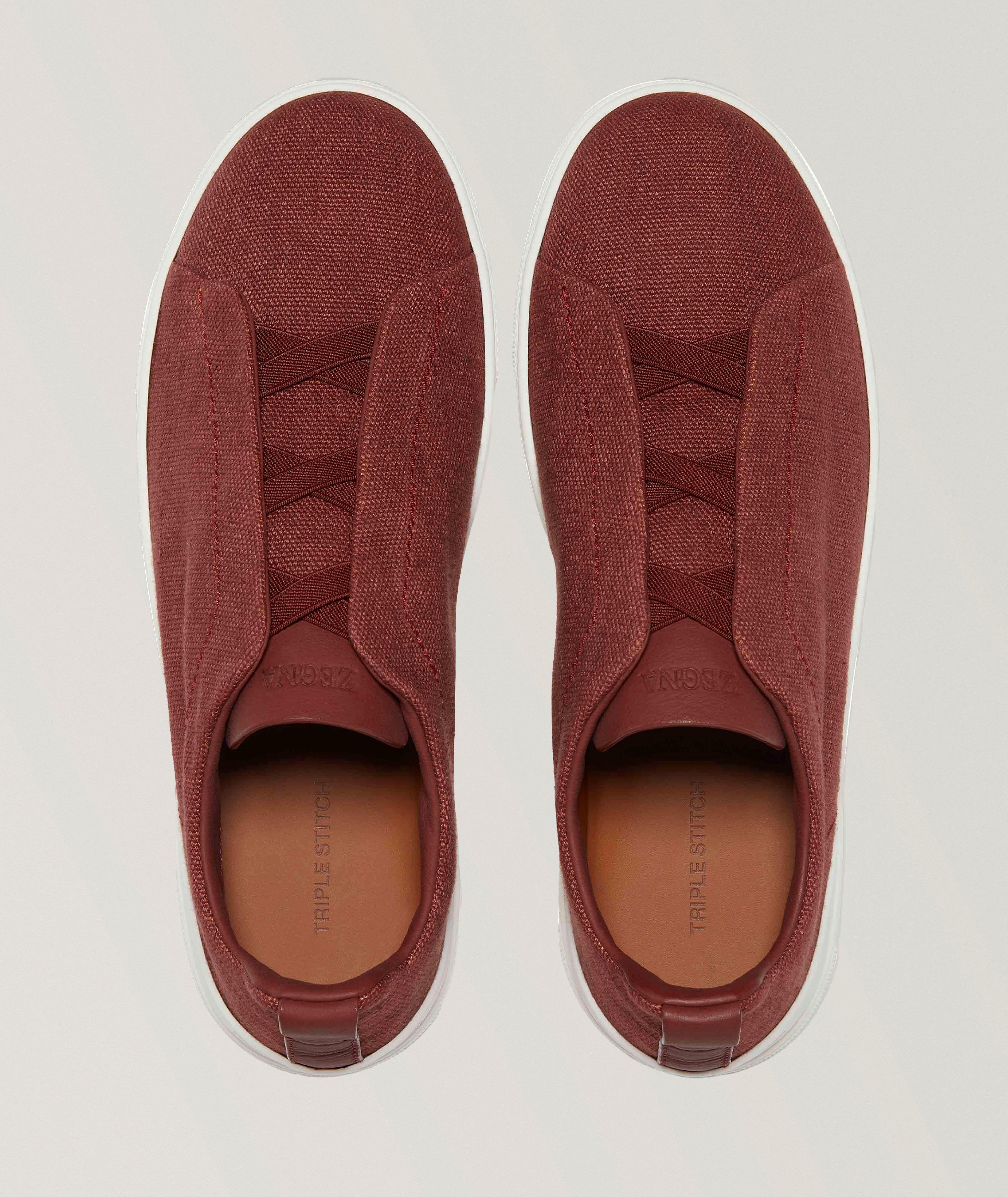 Oasi Triple Stitch Linen Sneakers image 2