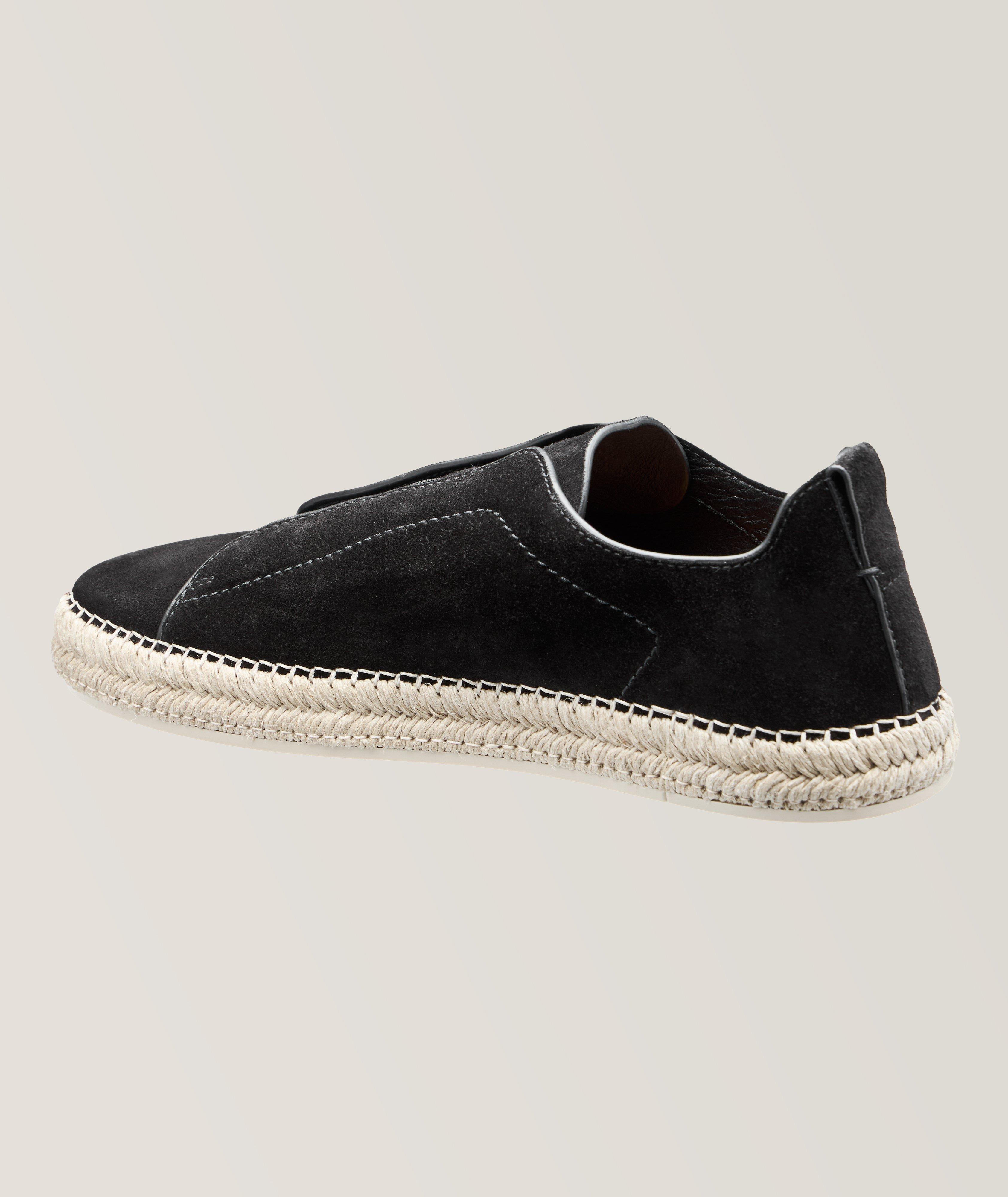 Triple Stitch Suede Espadrilles image 1