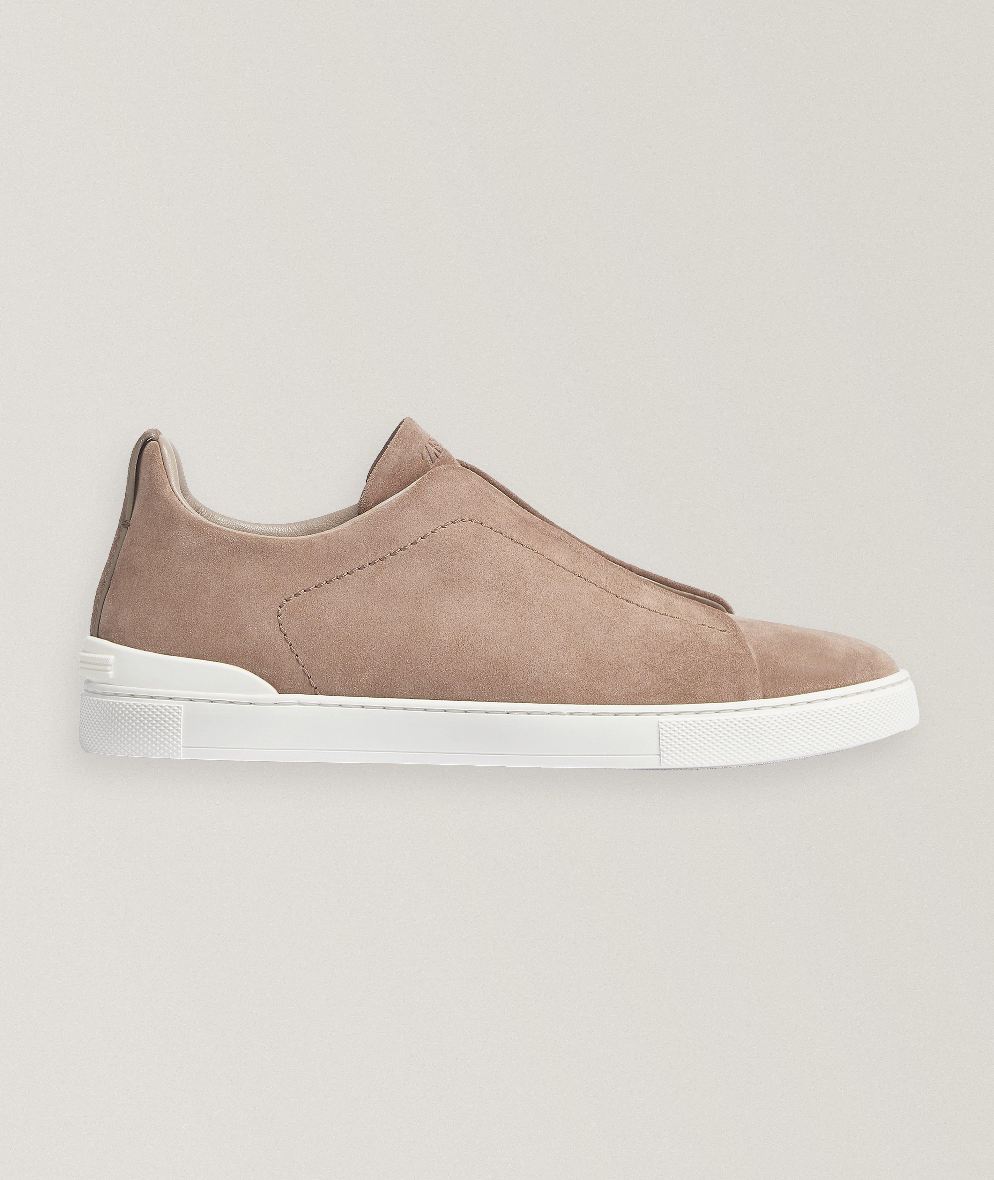 Triple Stitch Suede Sneakers image 2