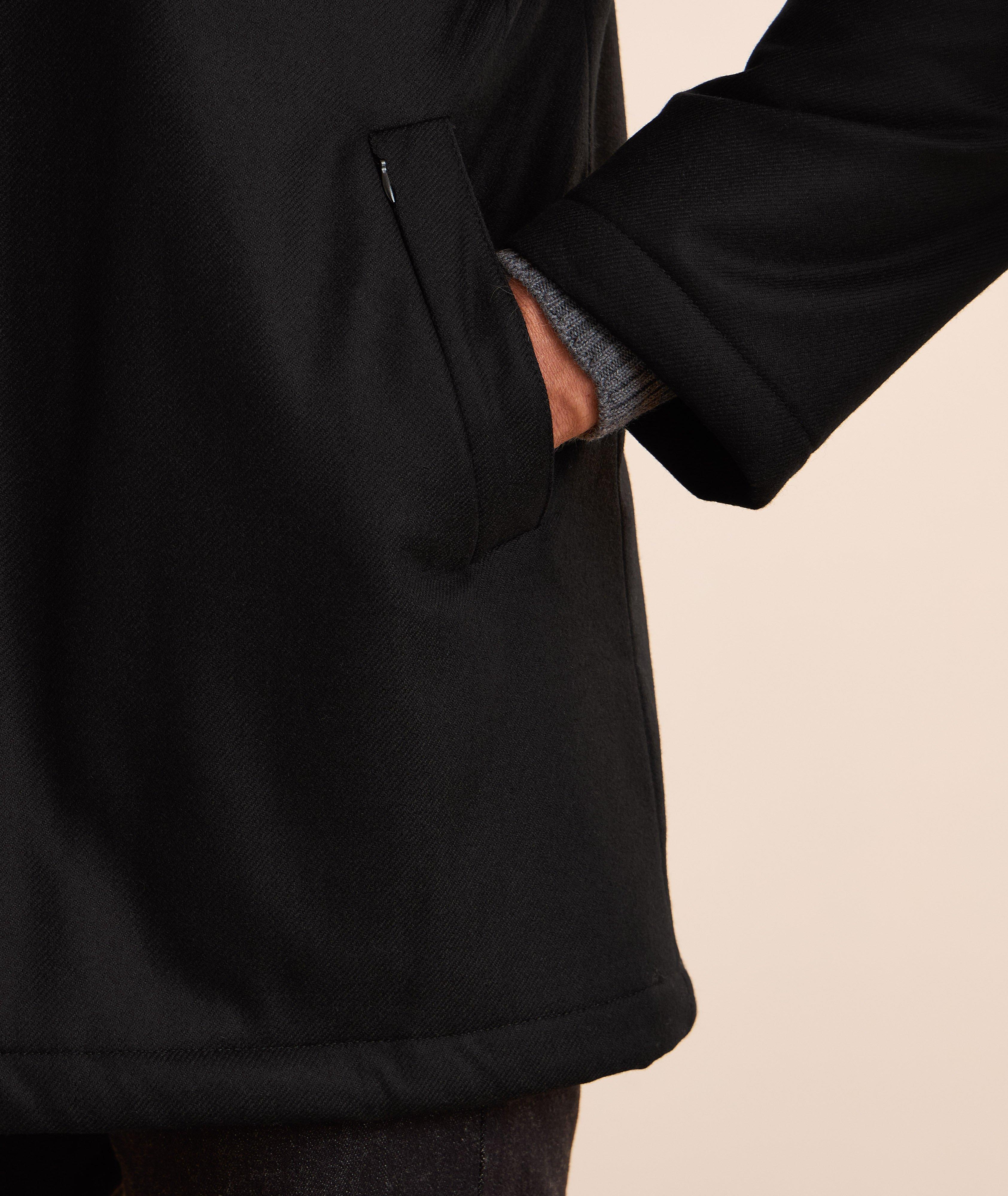 Manteau Giandomenico en laine Green Storm System image 3