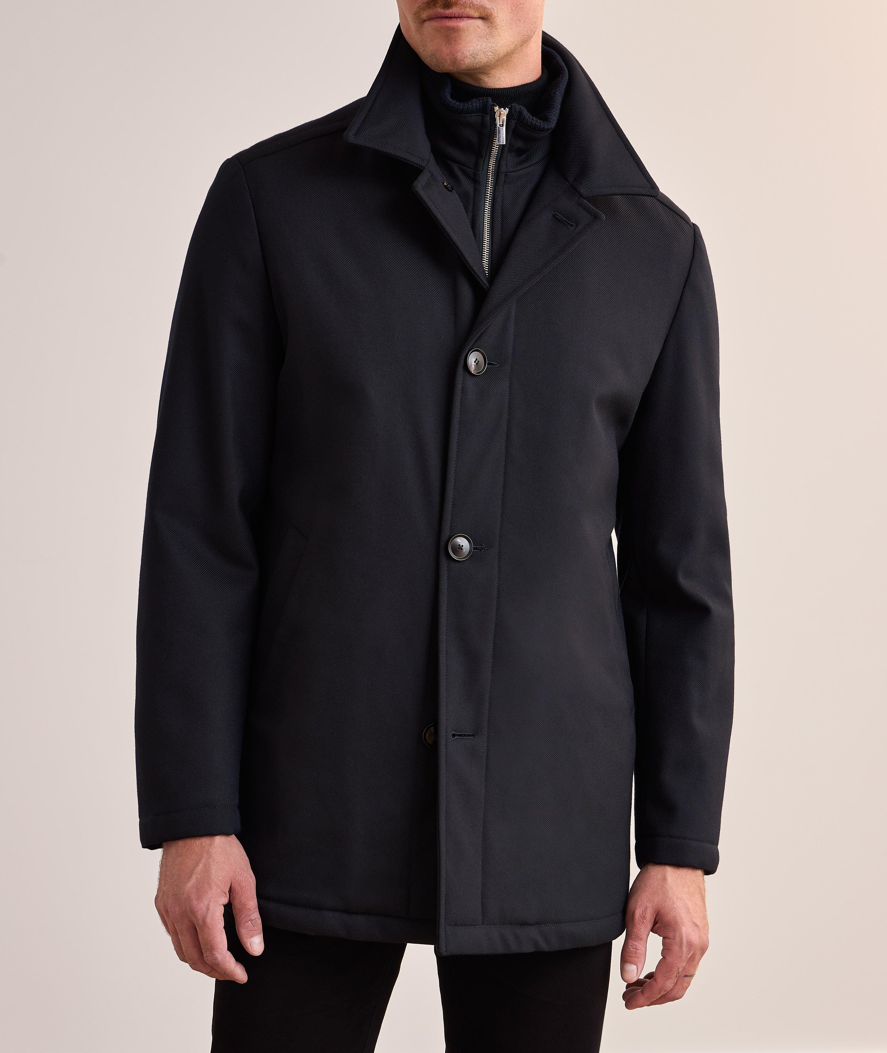 Fabrizio Wool-Blend Twill Overcoat image 1