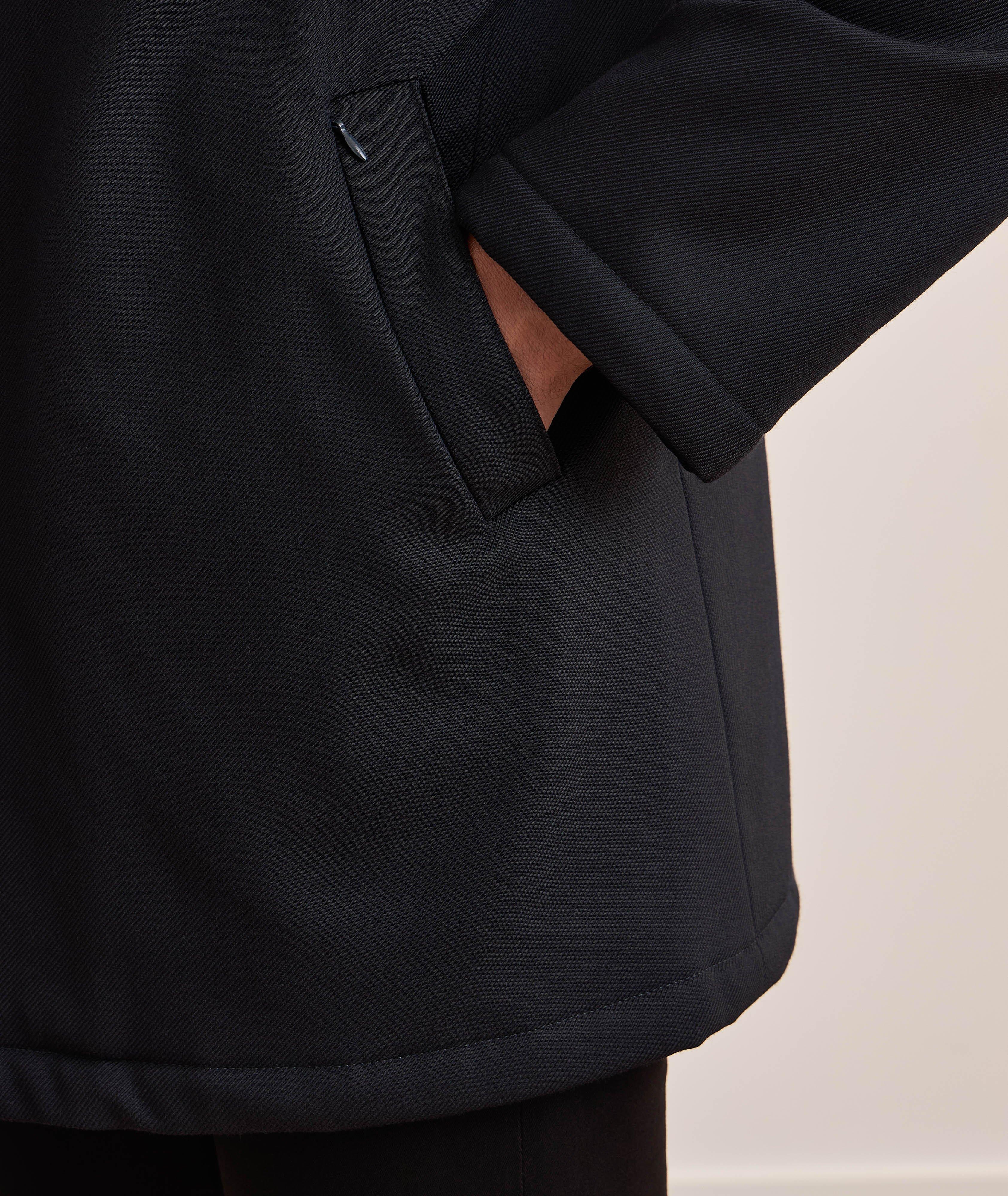 Fabrizio Wool-Blend Twill Overcoat image 3