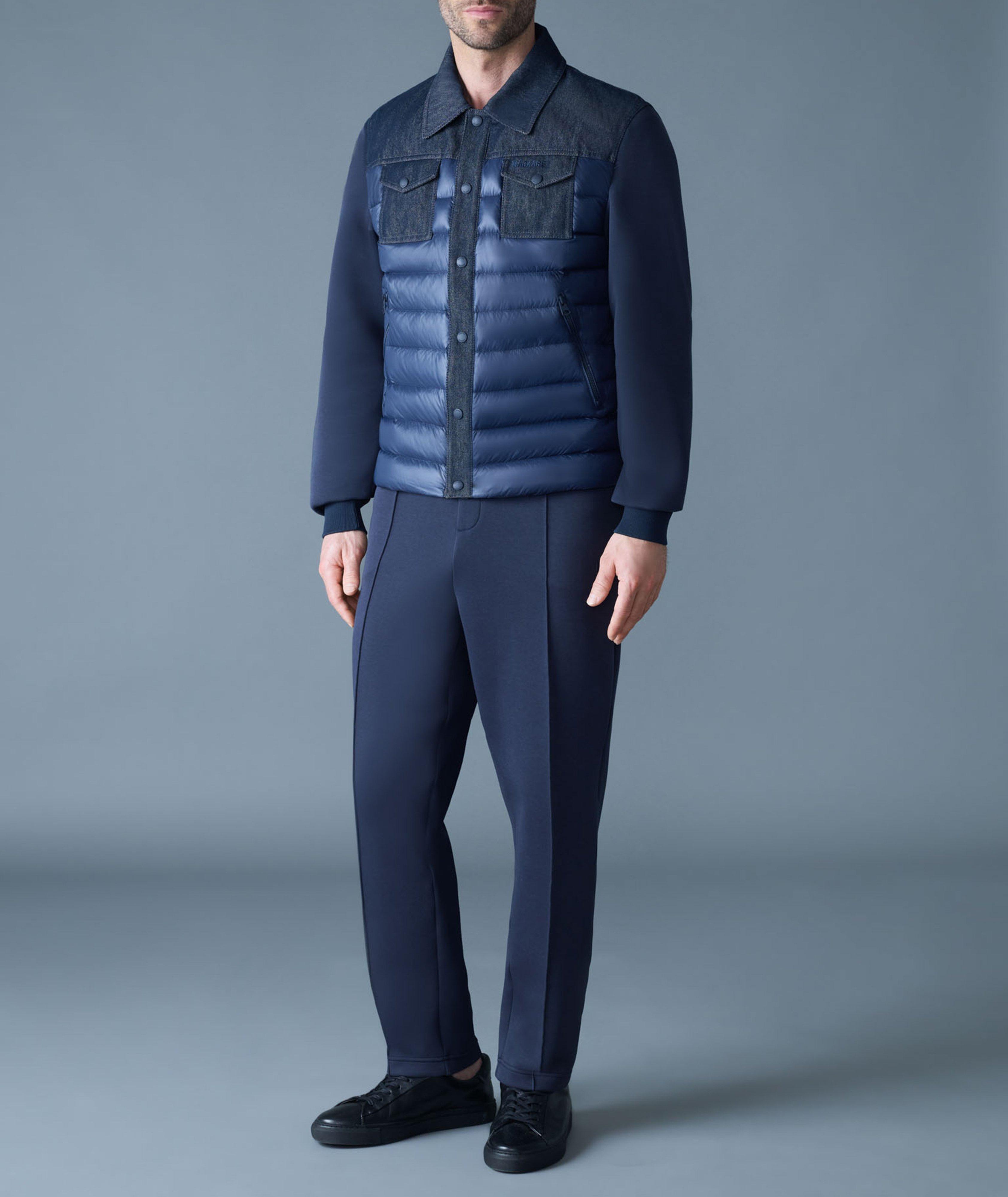 Donovan Hybrid Quilted Contrast Snap Jacket image 1