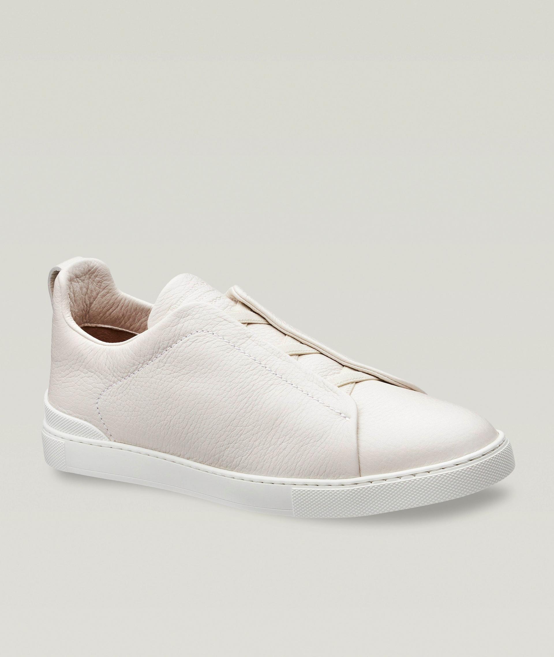 Chaussure sport en cuir de chevreuil, collection Triple Stitch image 0