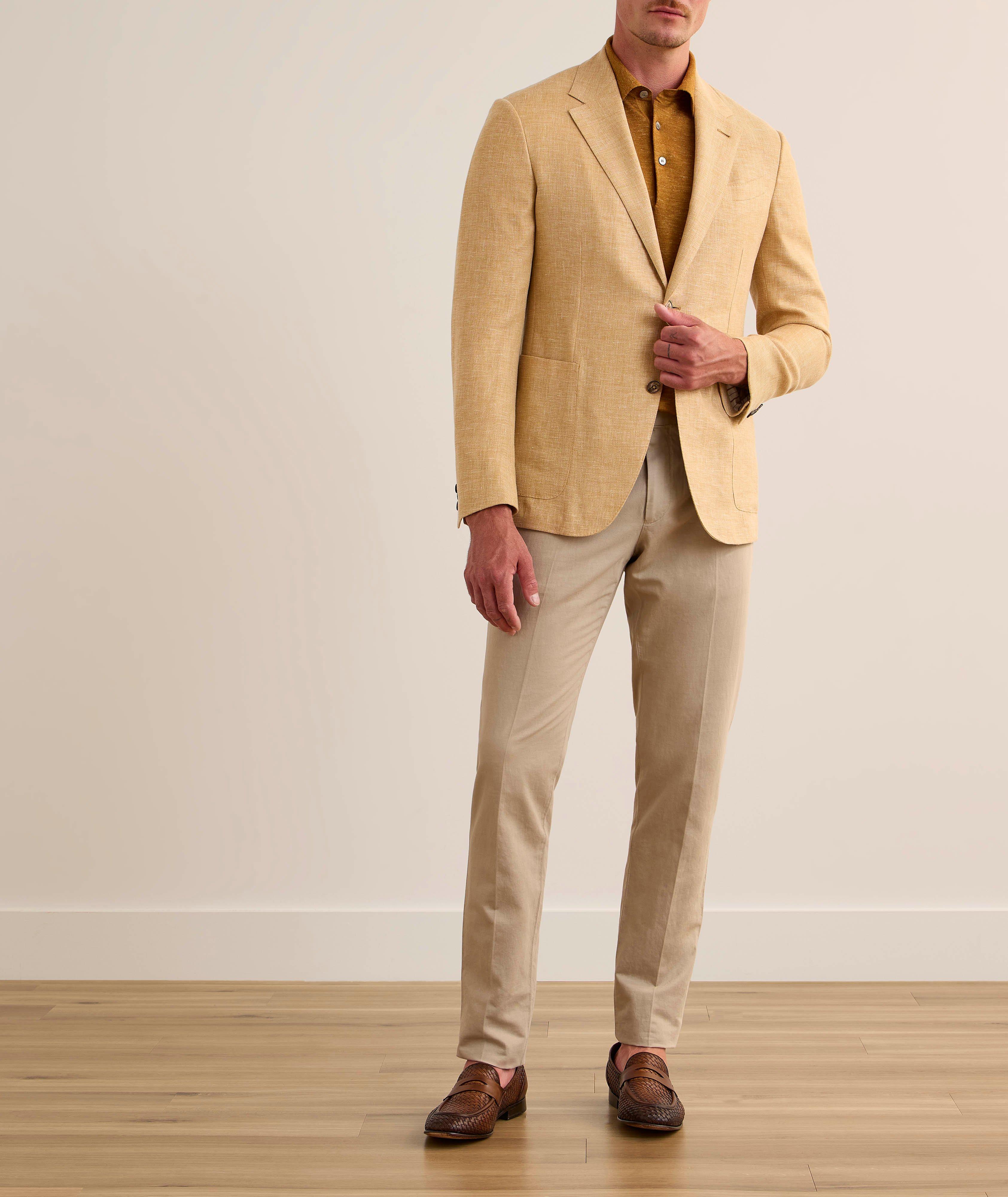 Silk-Cashmere-Linen Polo Shirt image 4
