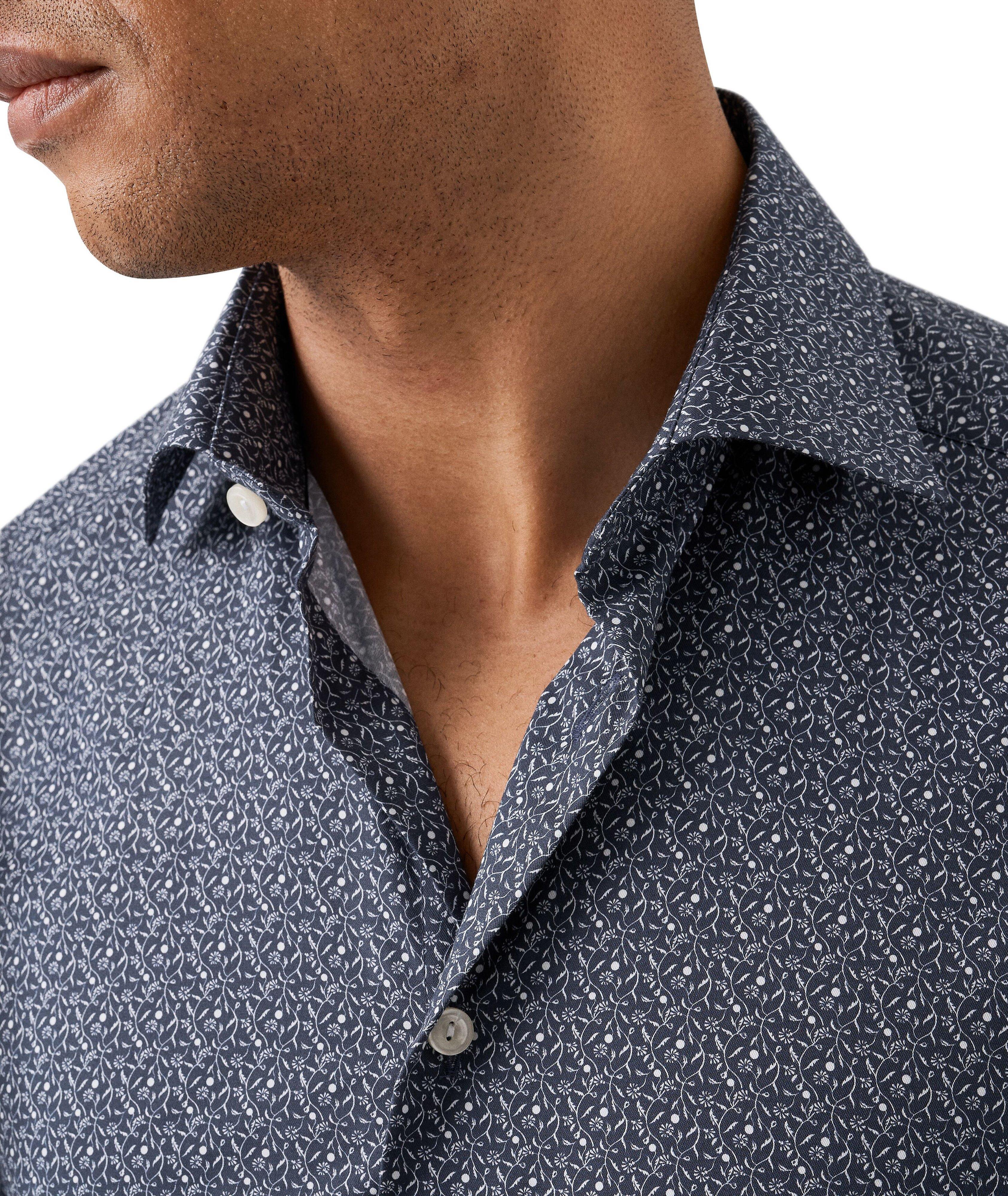 Contemporary-Fit Floral Twill Dress Shirt image 4