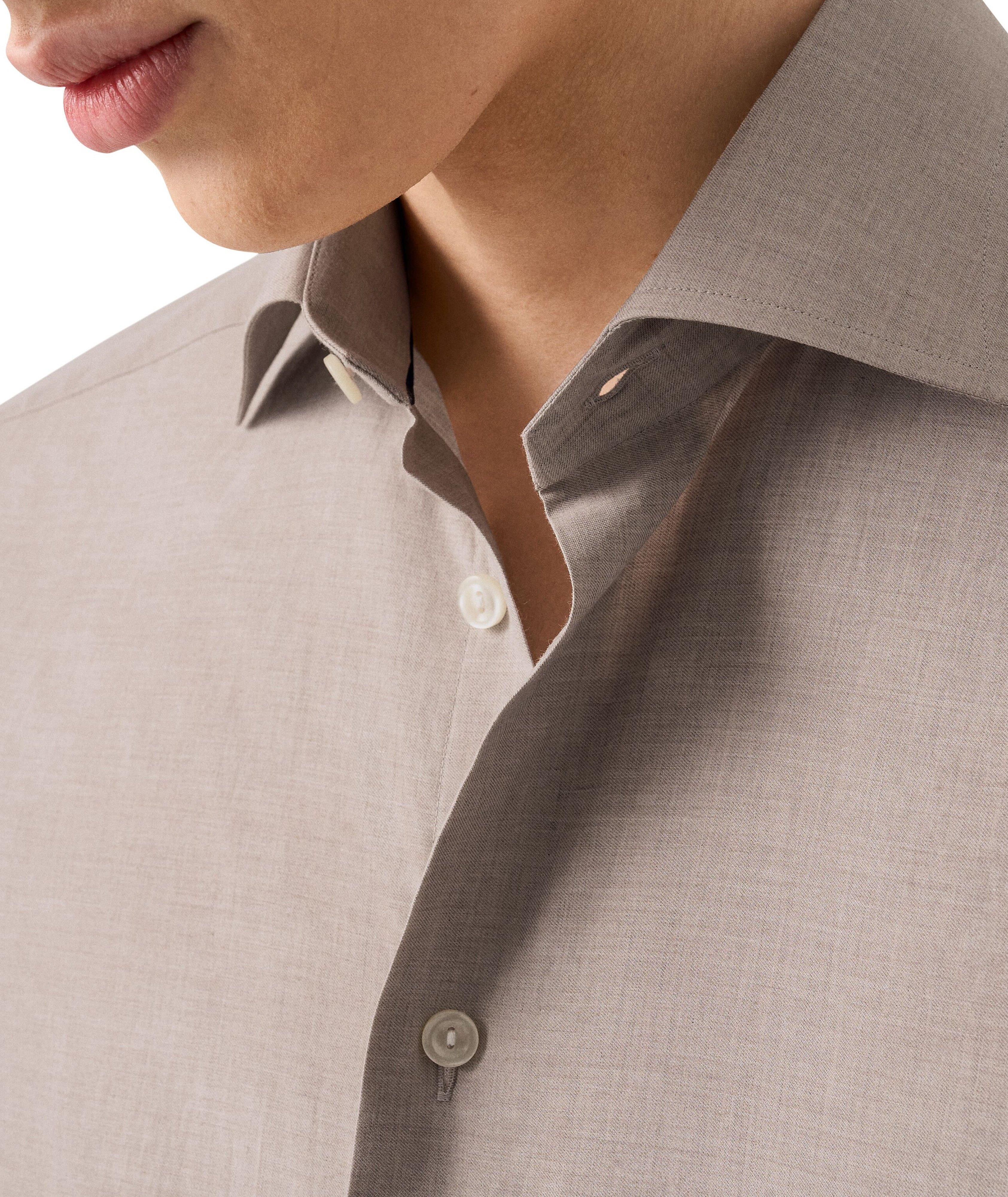Chemise habillée en twill de coupe contemporaine image 4