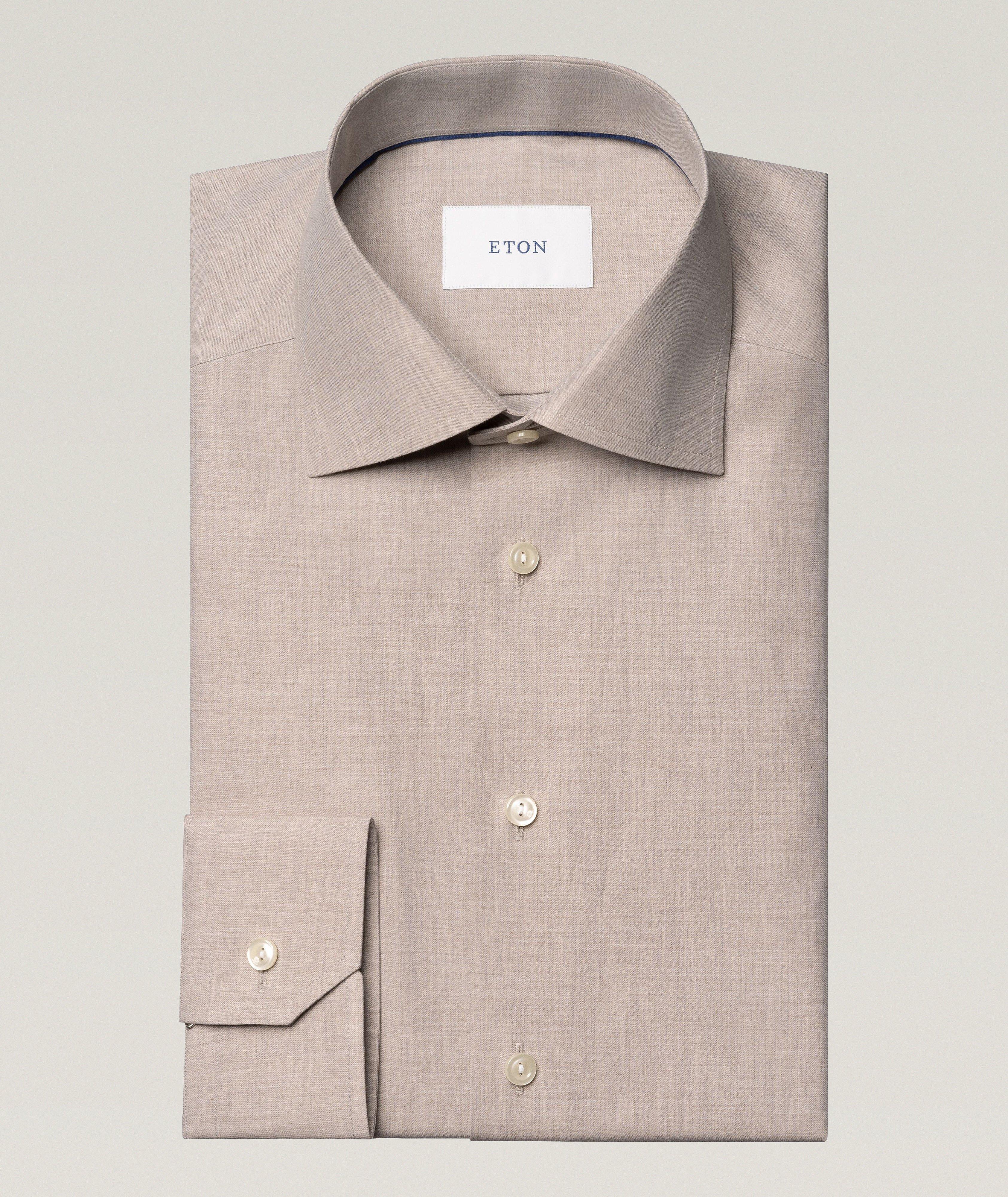 Chemise habillée en twill de coupe contemporaine image 0