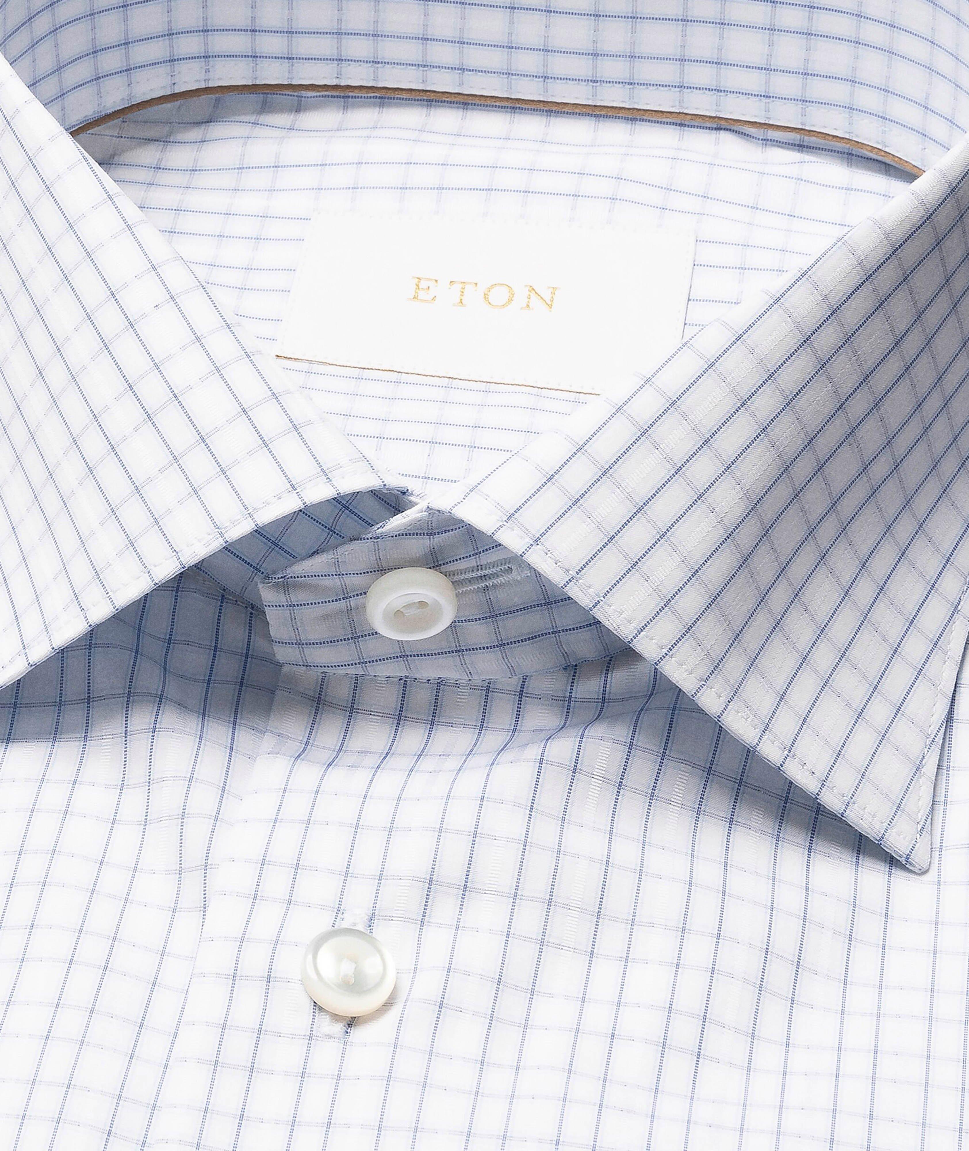 Slim-Fit Elevated Check Dress Shirt image 1