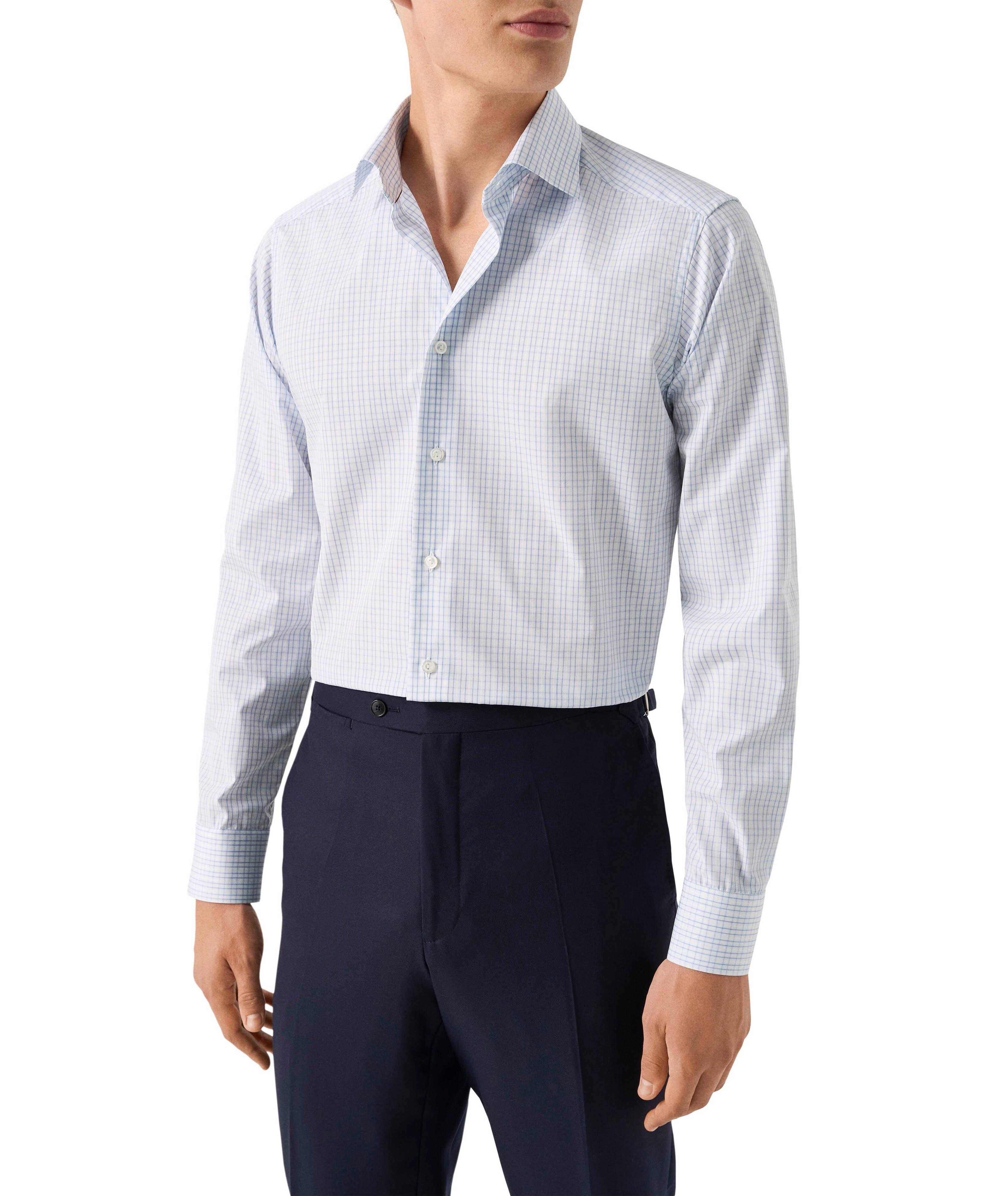 Slim-Fit Elevated Check Dress Shirt image 2