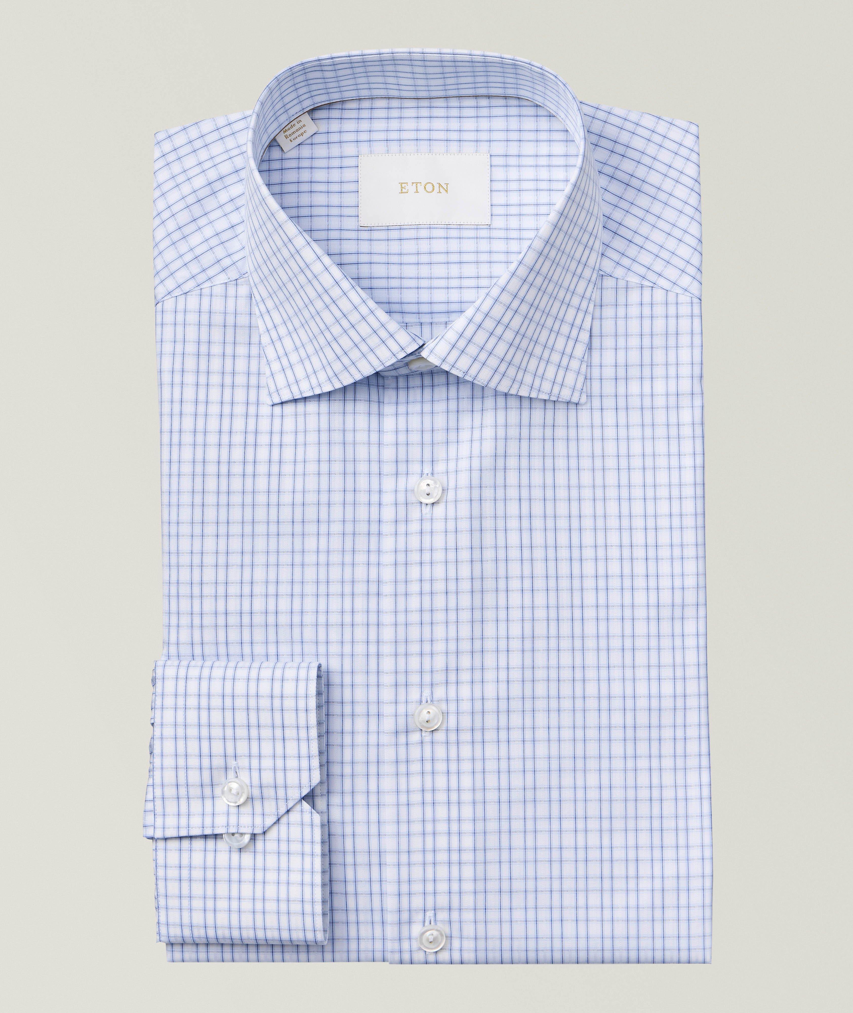 Slim-Fit Elevated Check Dress Shirt image 0
