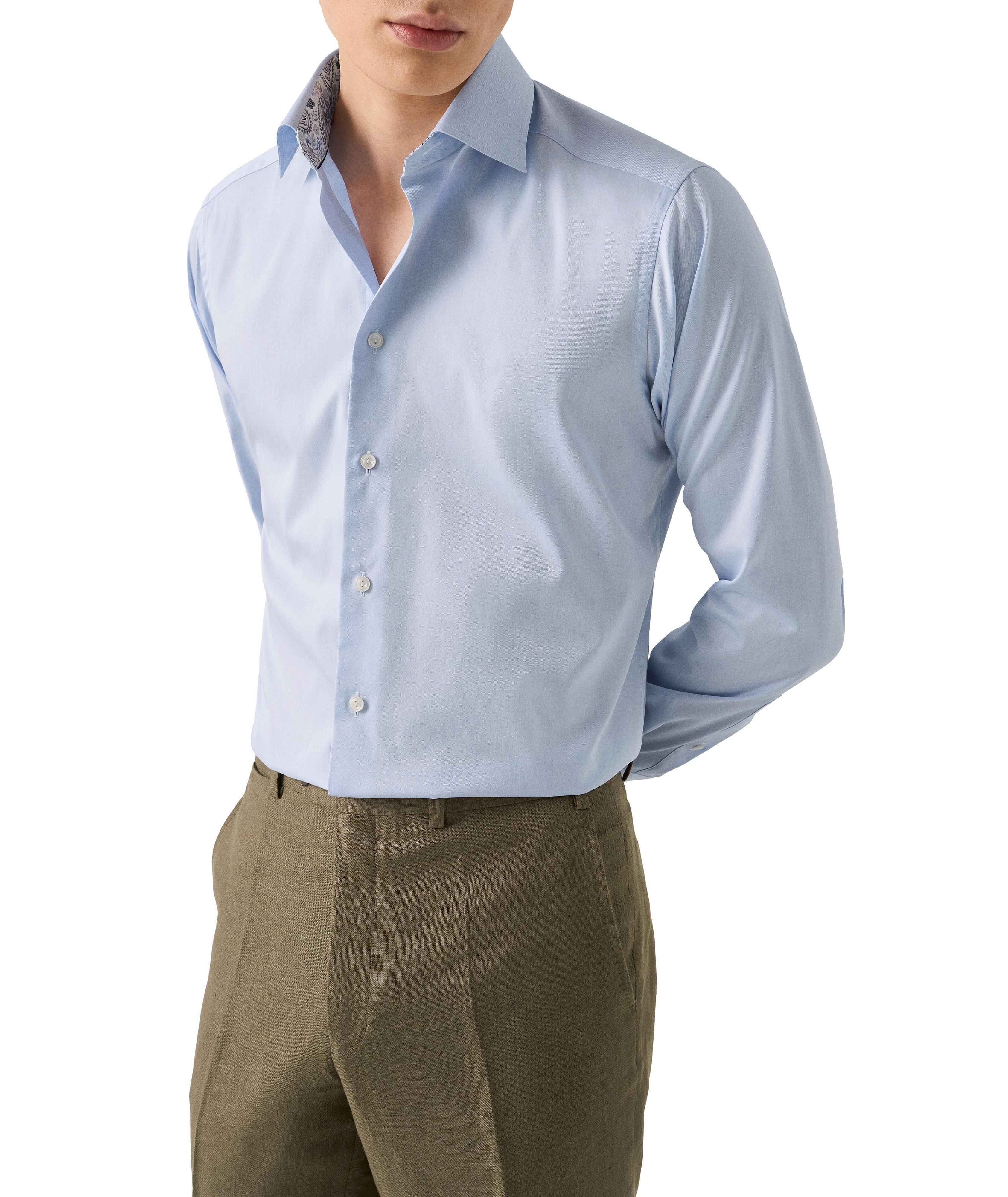 Contemporary-Fit Paisley Effect Dress Shirt image 2