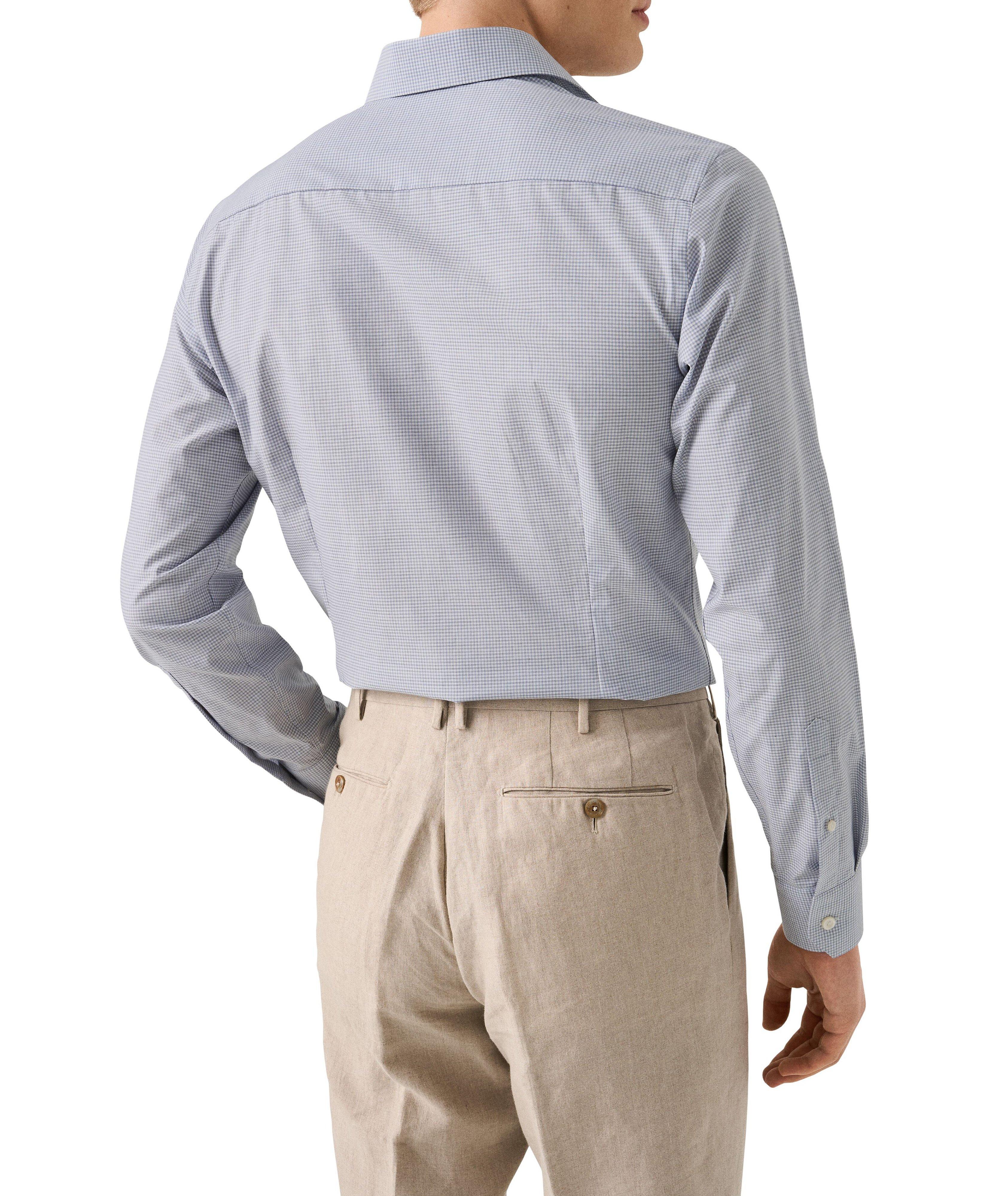 Chemise habillée à motif quadrillé de coupe contemporaine image 3