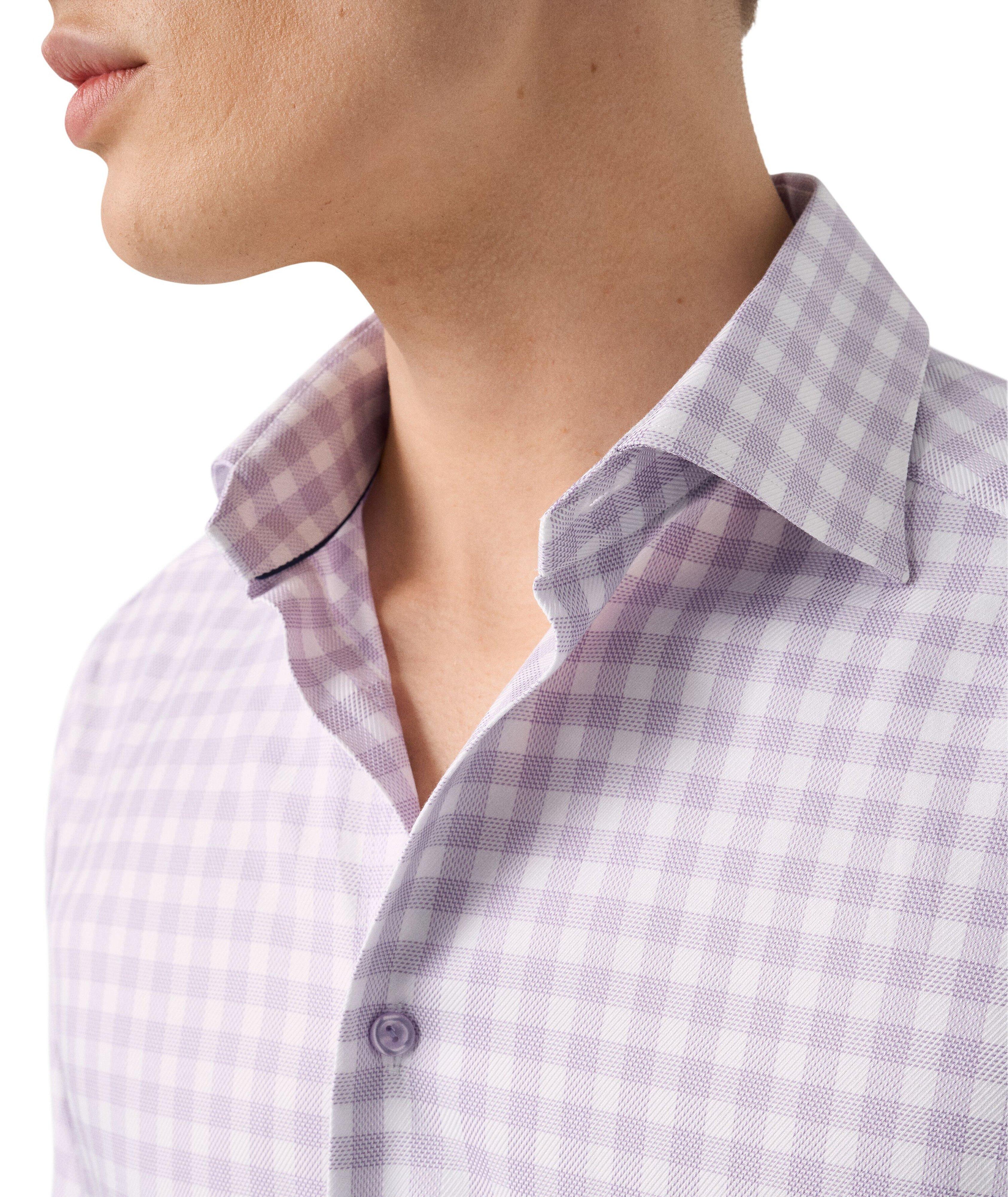 Contemporary-Fit Check Twill Dress Shirt image 4