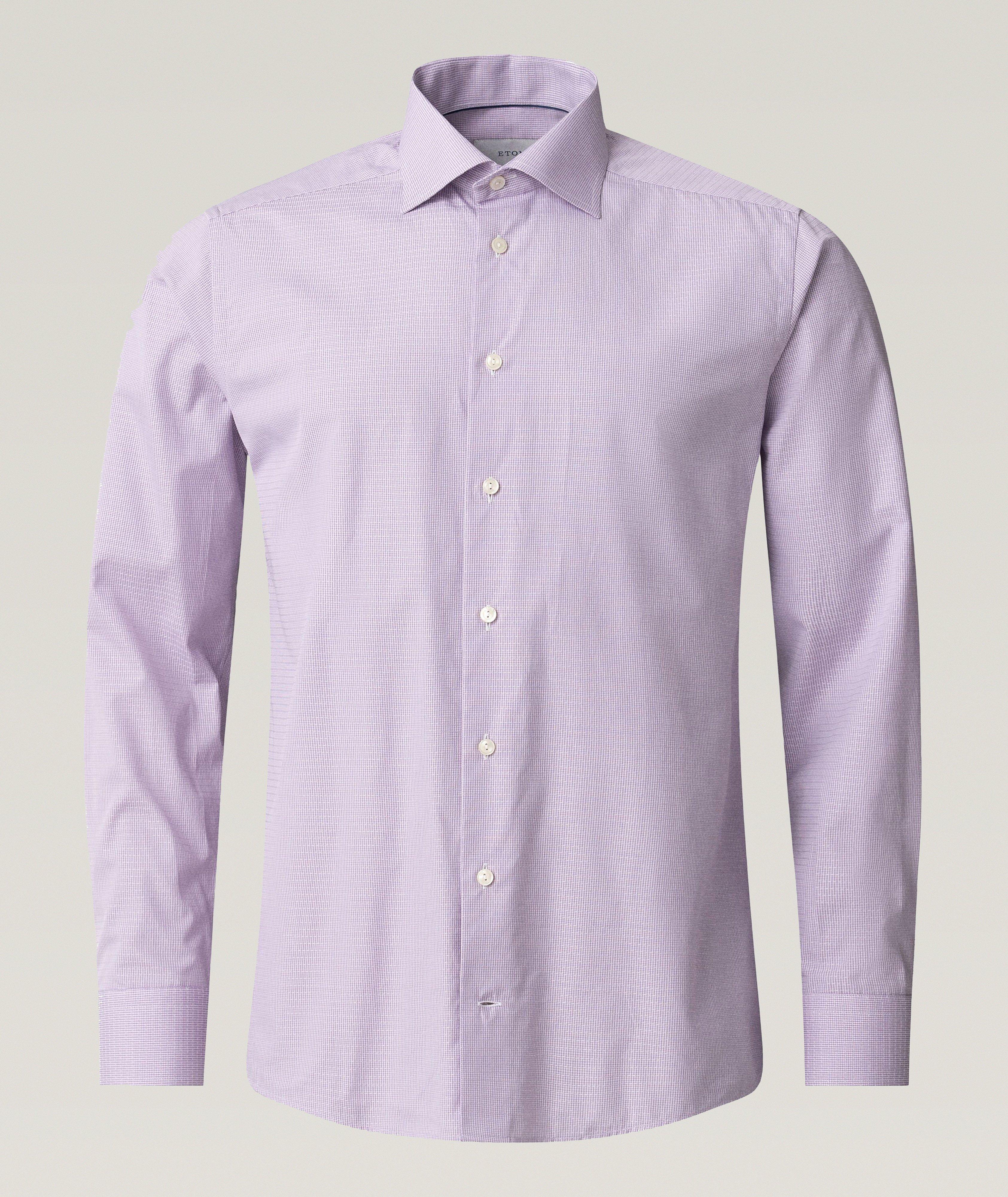 Chemise habillée à tissage façonné de coupe amincie image 1