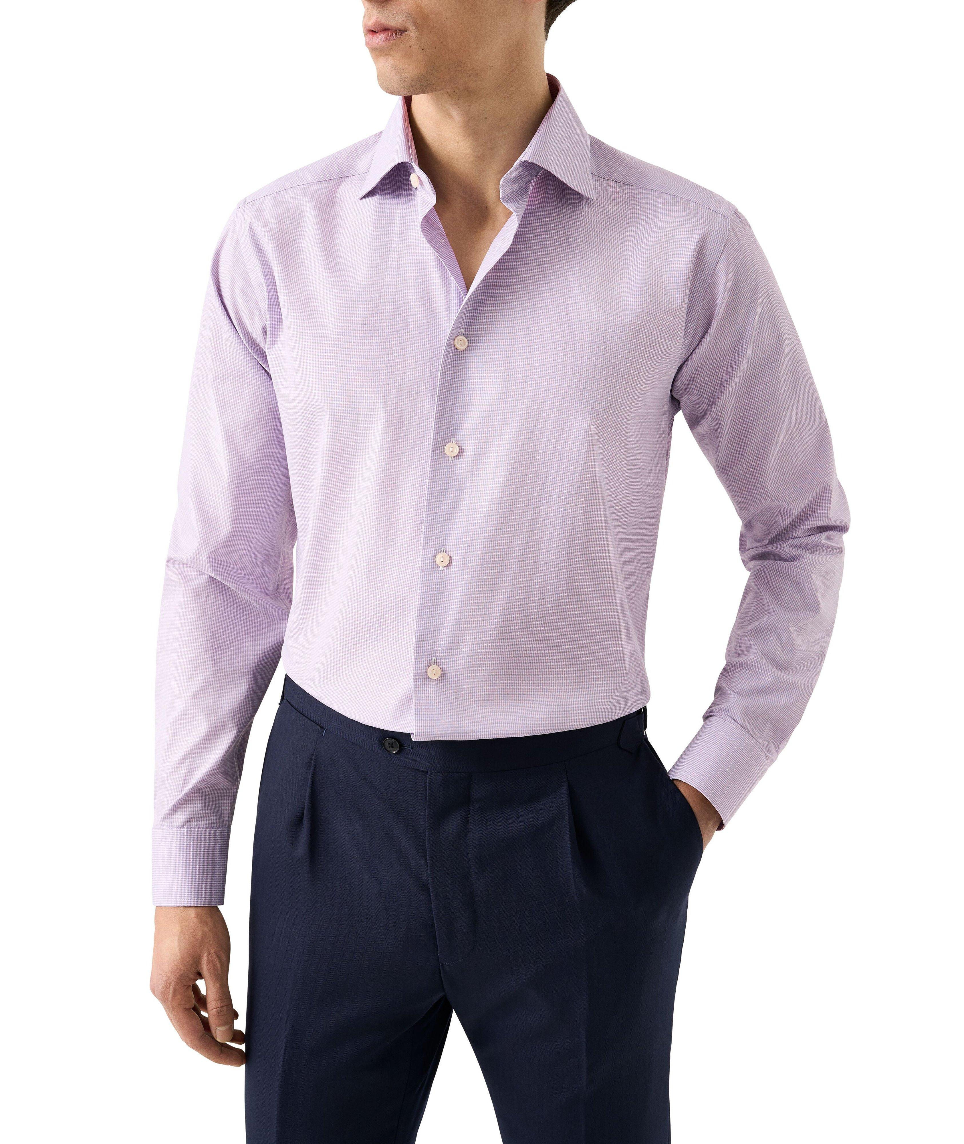 Chemise habillée à tissage façonné de coupe amincie image 2
