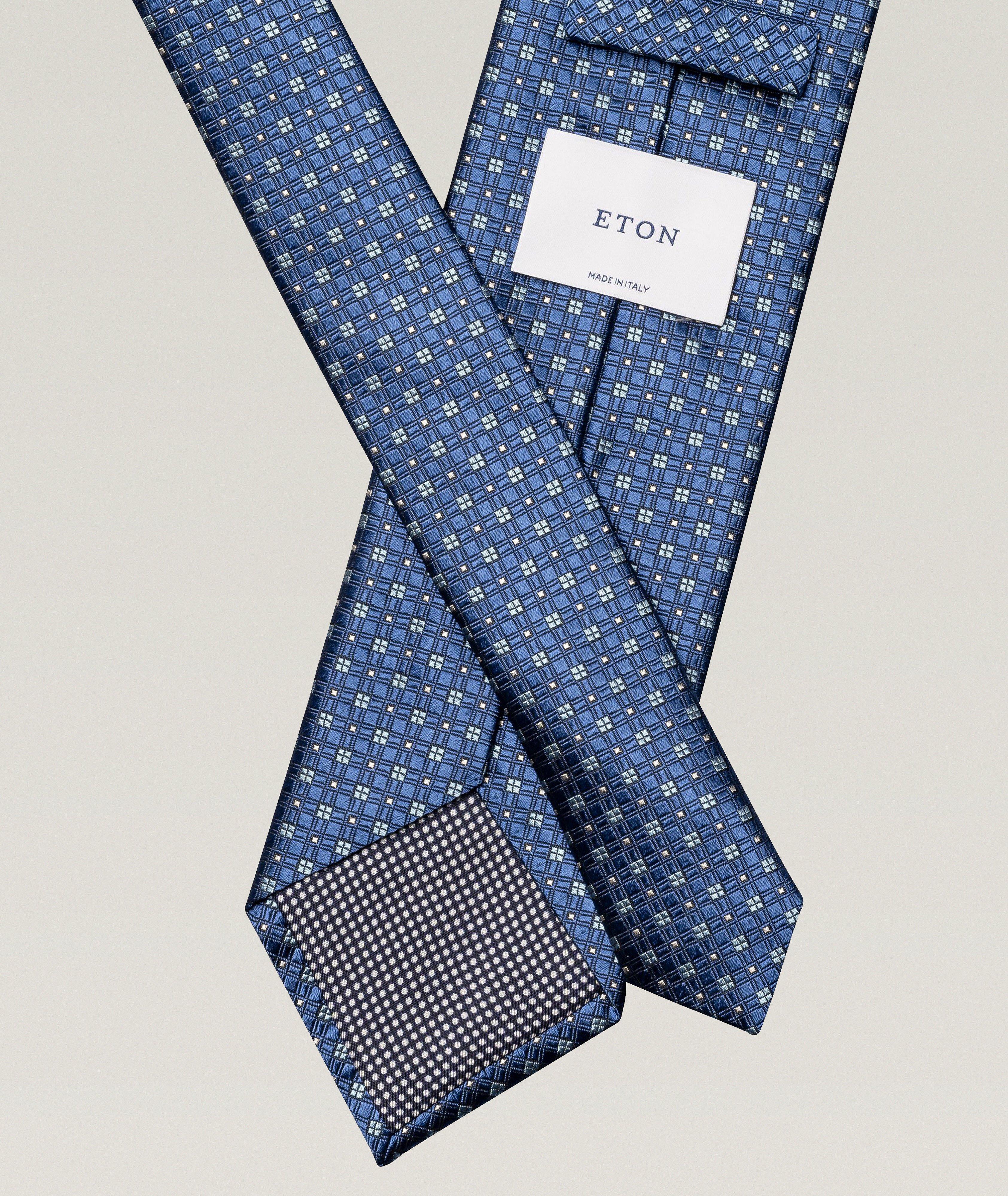 Micro-Floral Silk Tie image 1