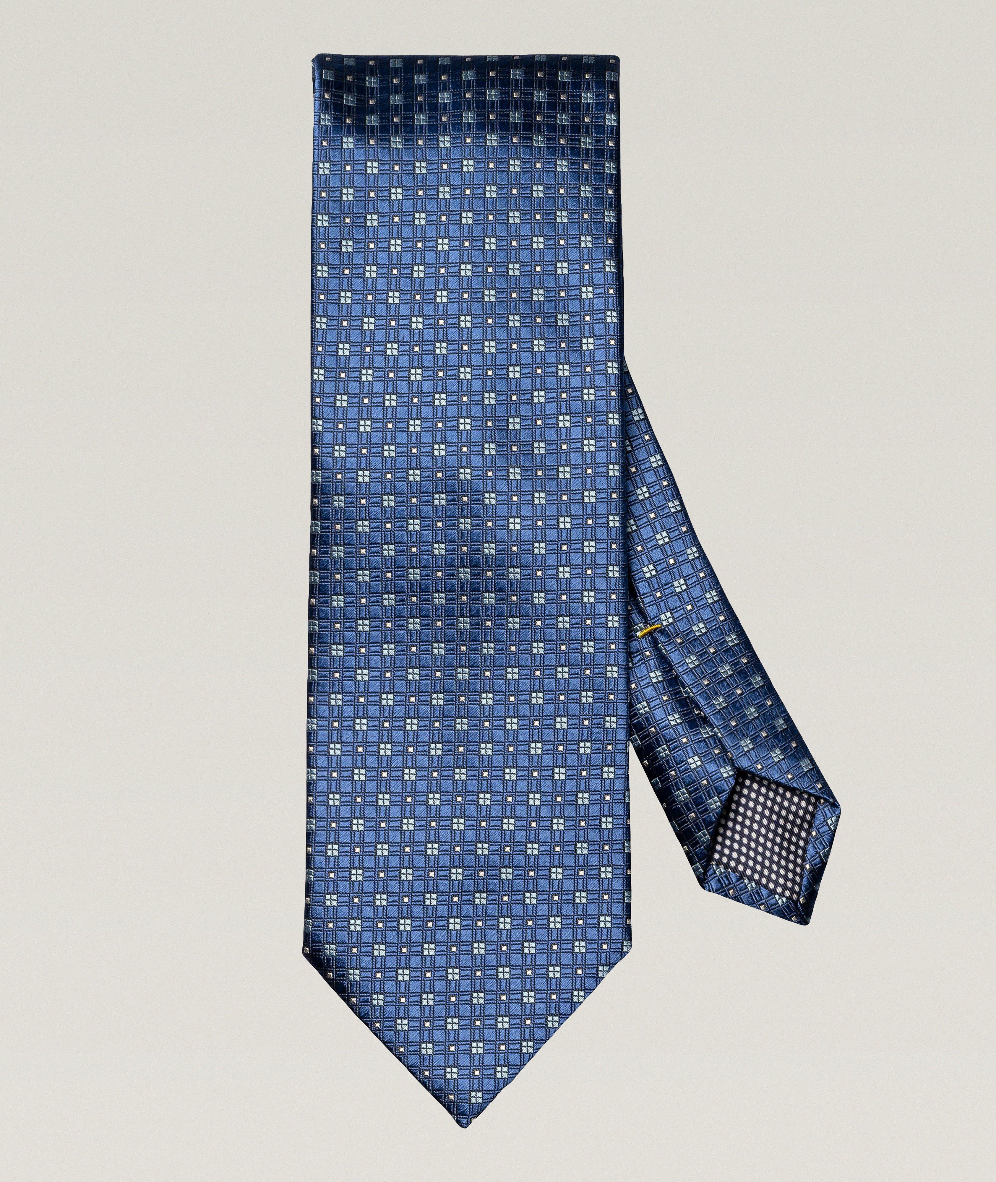 Micro-Floral Silk Tie image 0