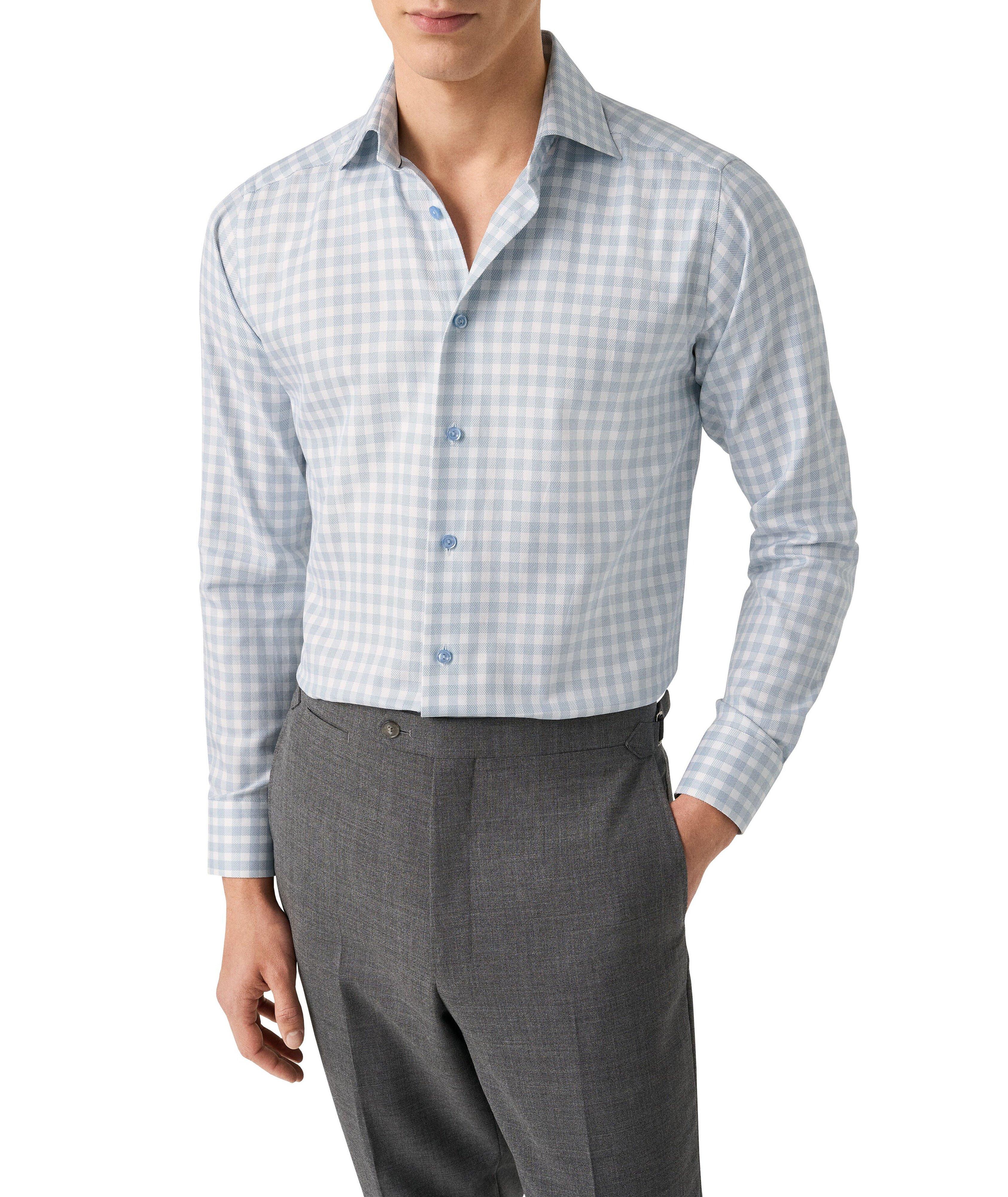 Slim-Fit Check Dress Shirt image 2